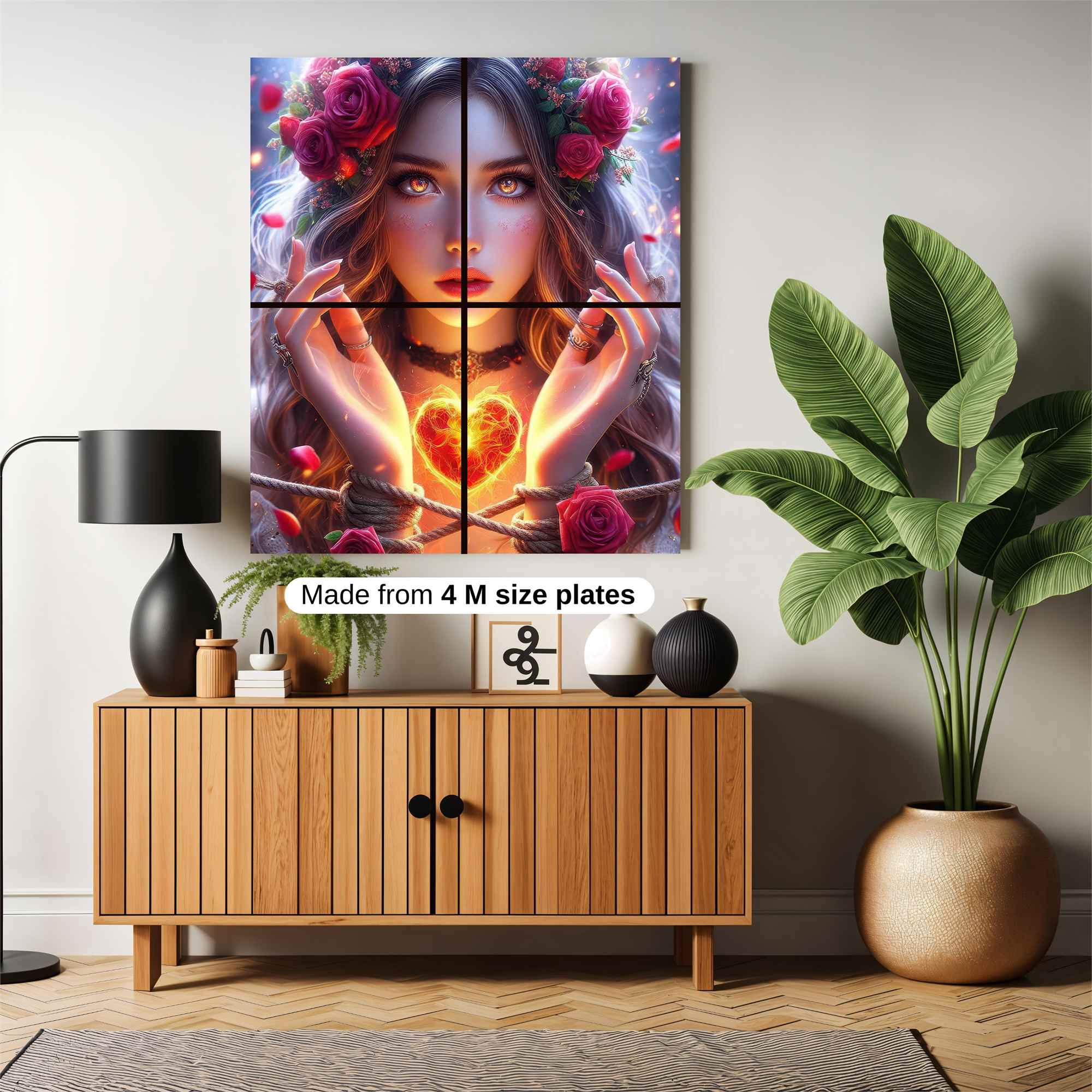 Rose Enchantress Safe Wall Magnetic / M