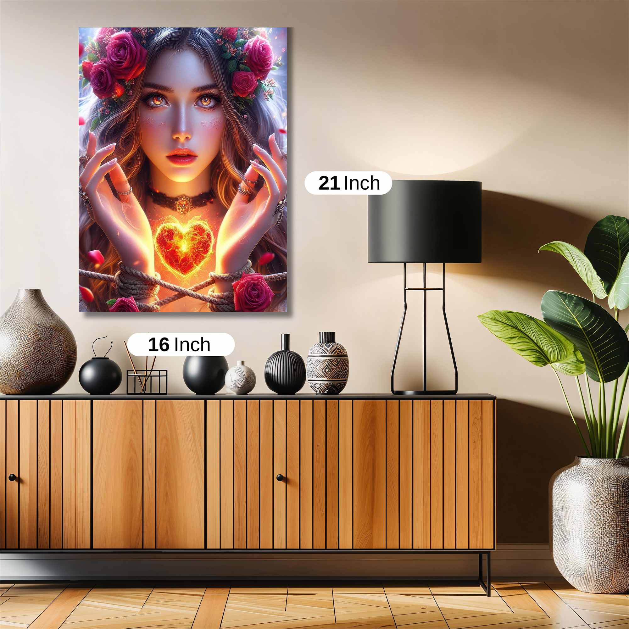Rose Enchantress Safe Wall Magnetic / M