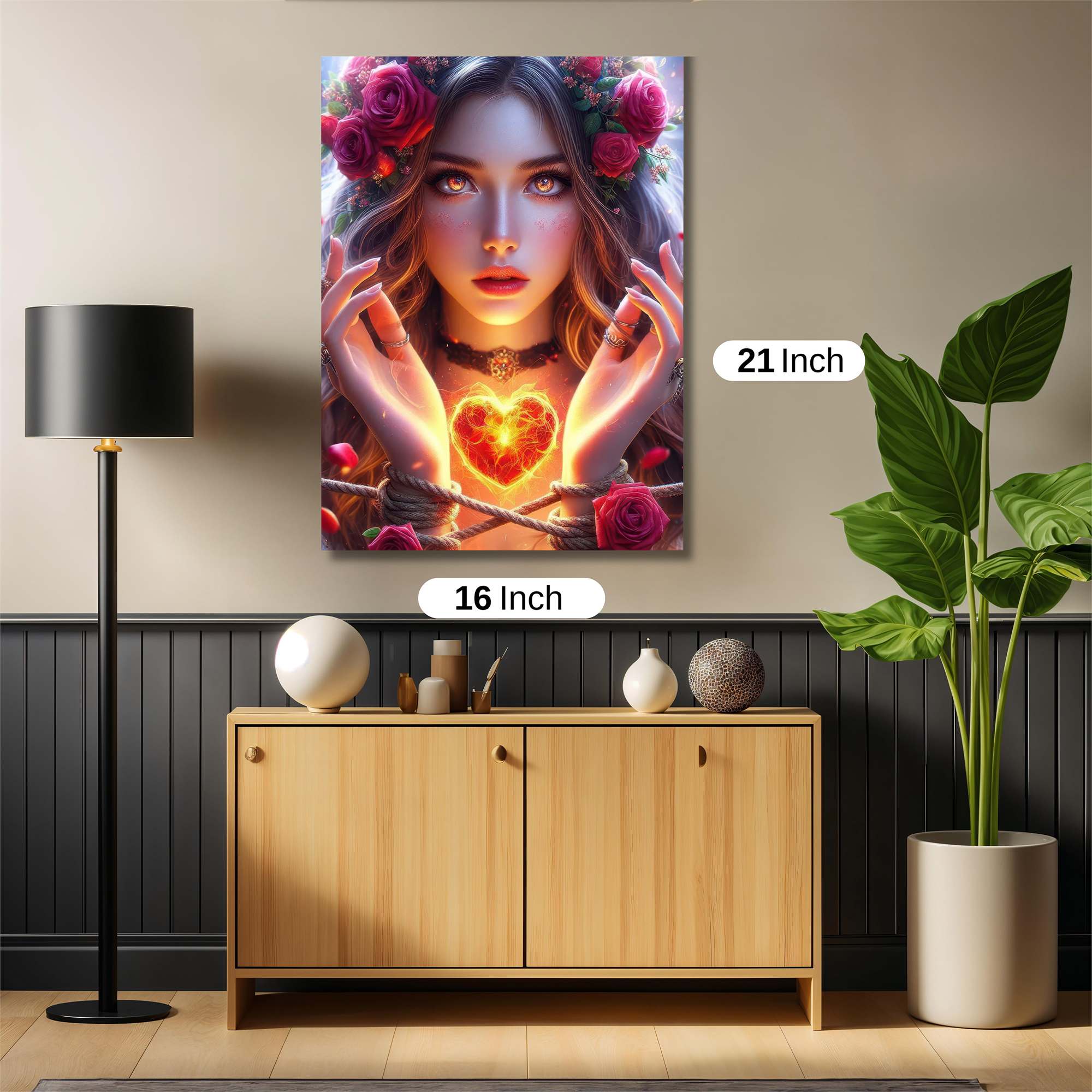 Rose Enchantress Safe Wall Magnetic / M