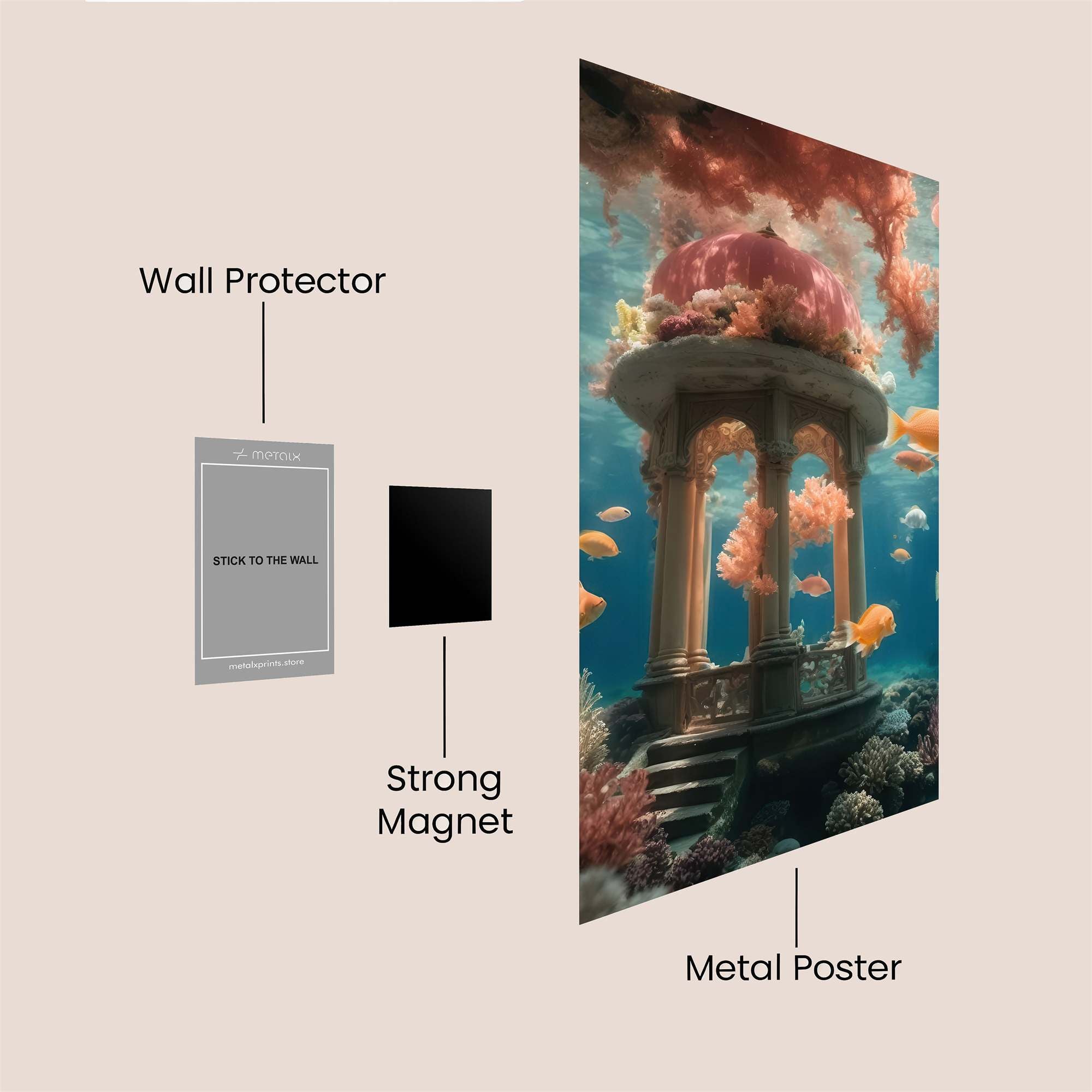 Neptune's Dream Safe Wall Magnetic / M