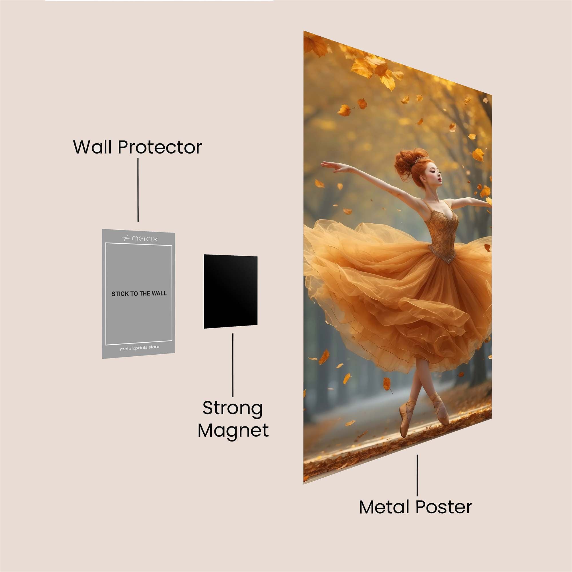 Autumn Elegance Safe Wall Magnetic / M