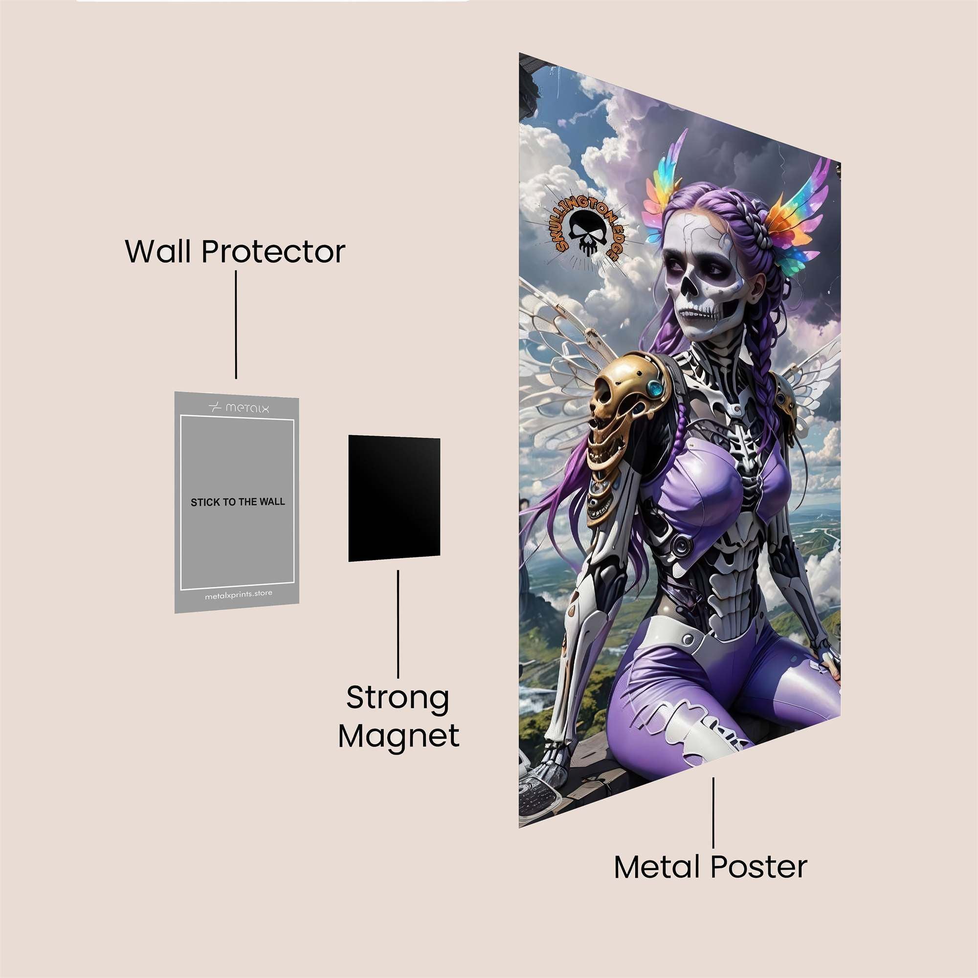 Cyber Enigma Safe Wall Magnetic / M