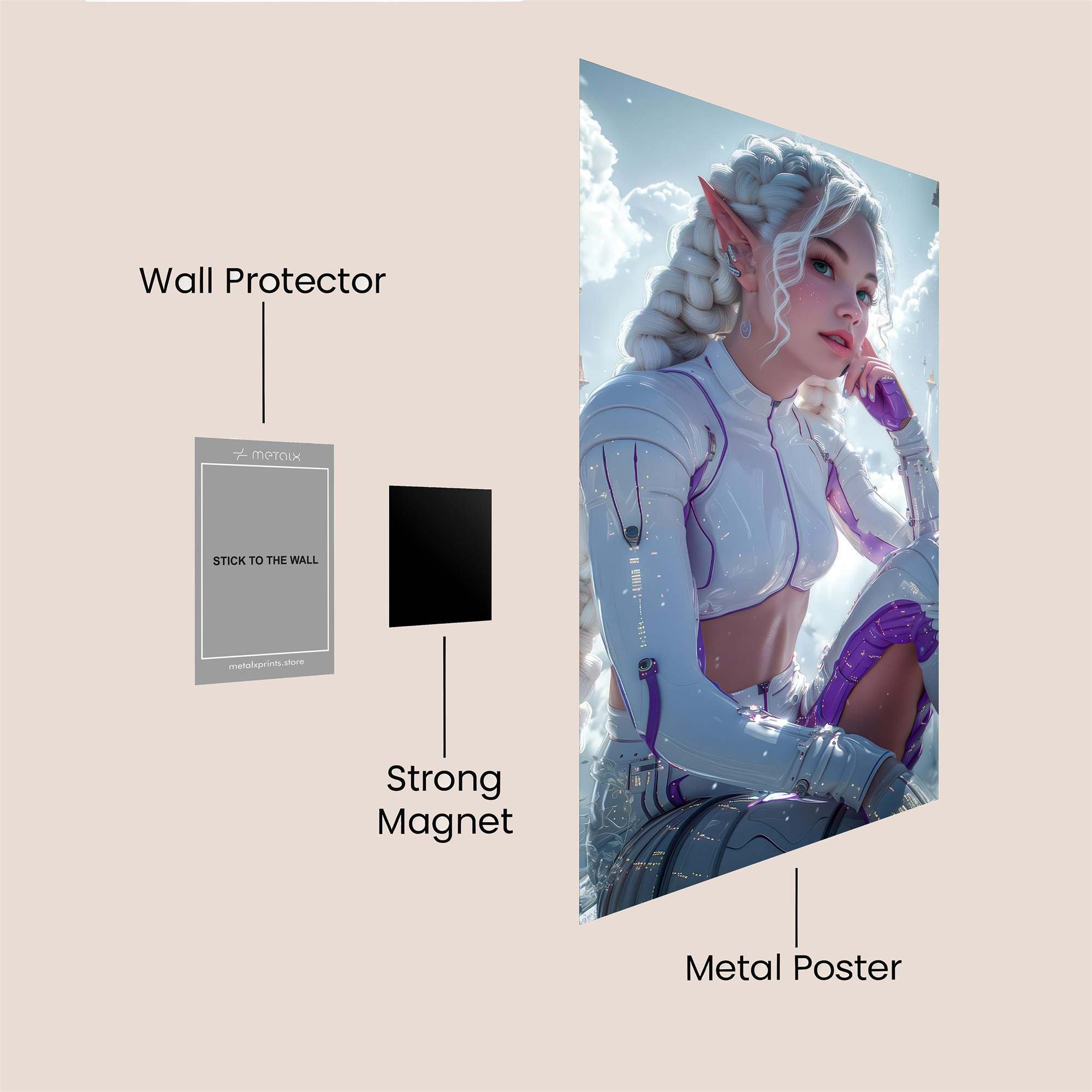 Elf Enigma Safe Wall Magnetic / M