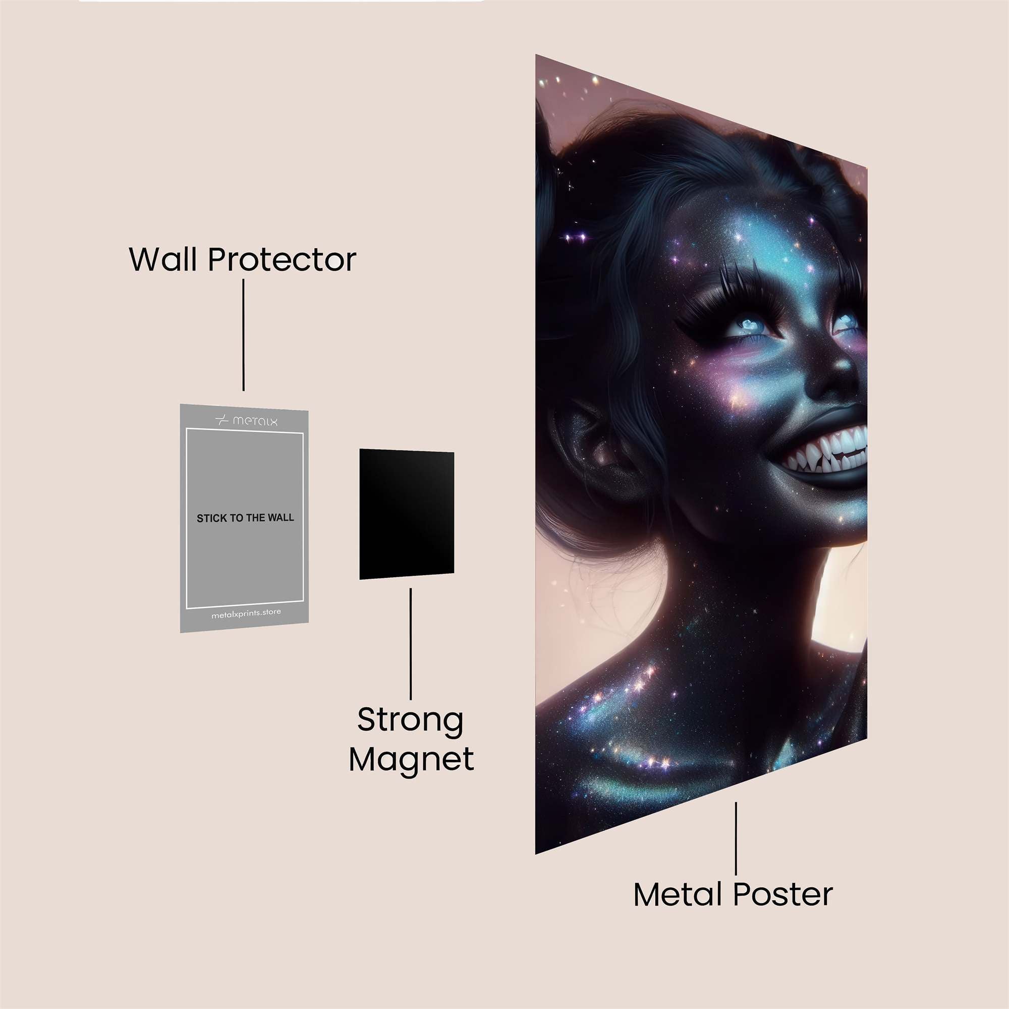 Galactic Glee Safe Wall Magnetic / M