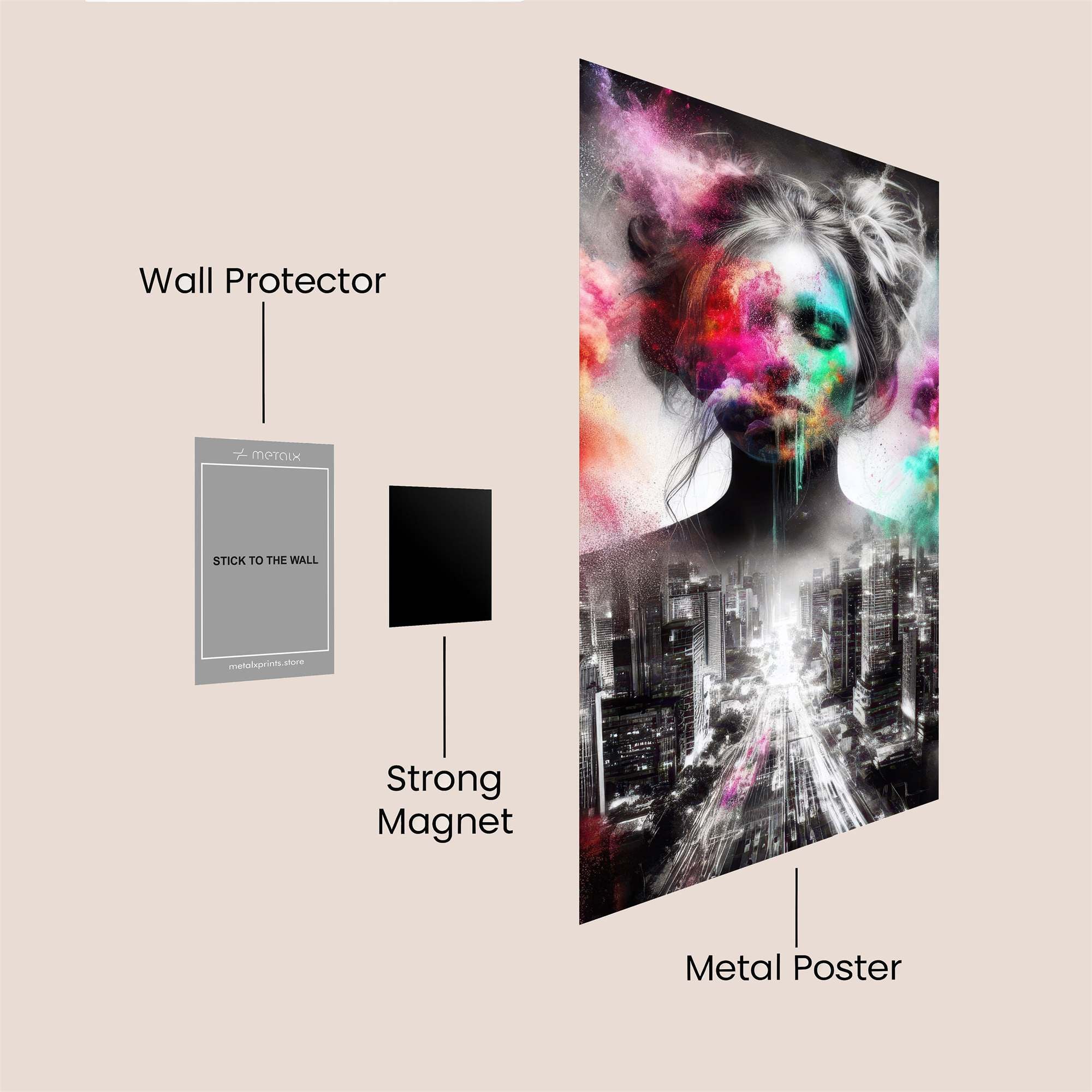 CityVivid Safe Wall Magnetic / M