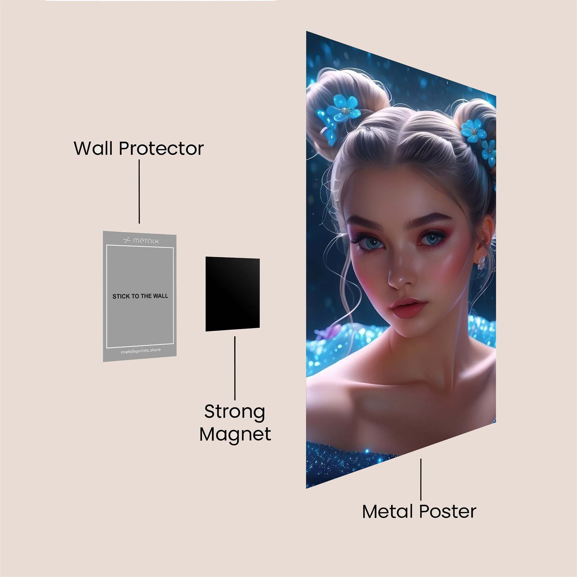 Fairy Enchantment Safe Wall Magnetic / M