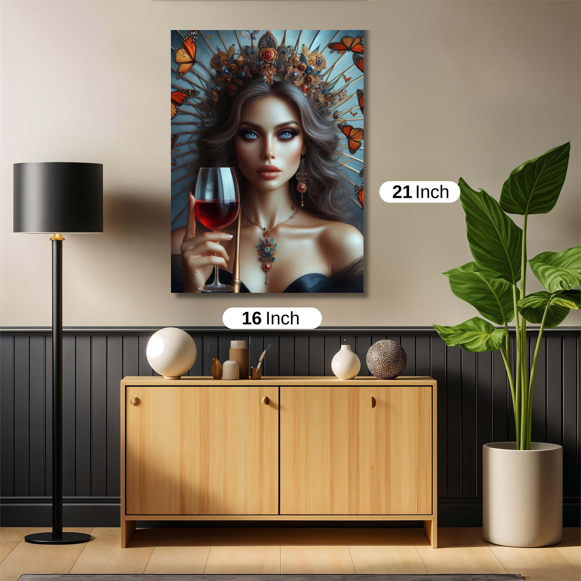 Butterfly Empress Safe Wall Magnetic / M