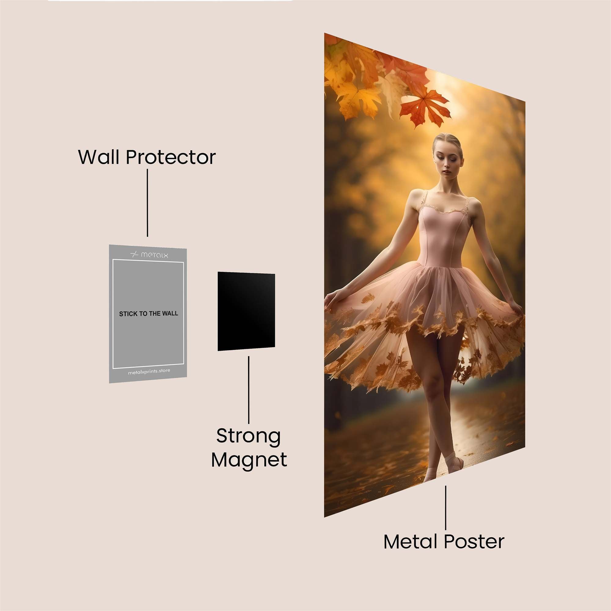 Autumn Grace Safe Wall Magnetic / M