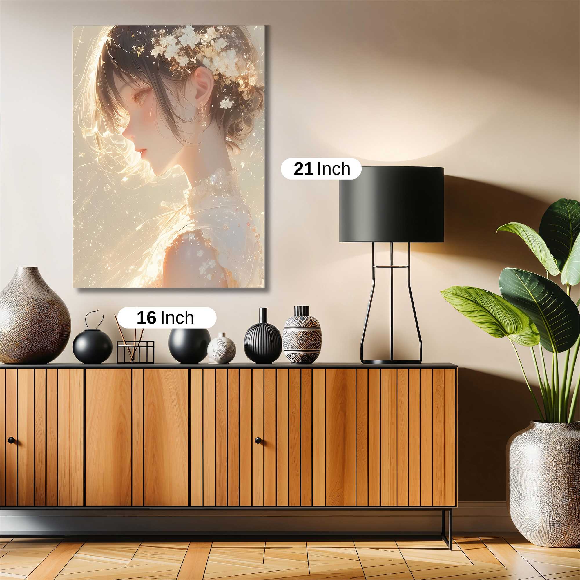 Floral Serenity Safe Wall Magnetic / M