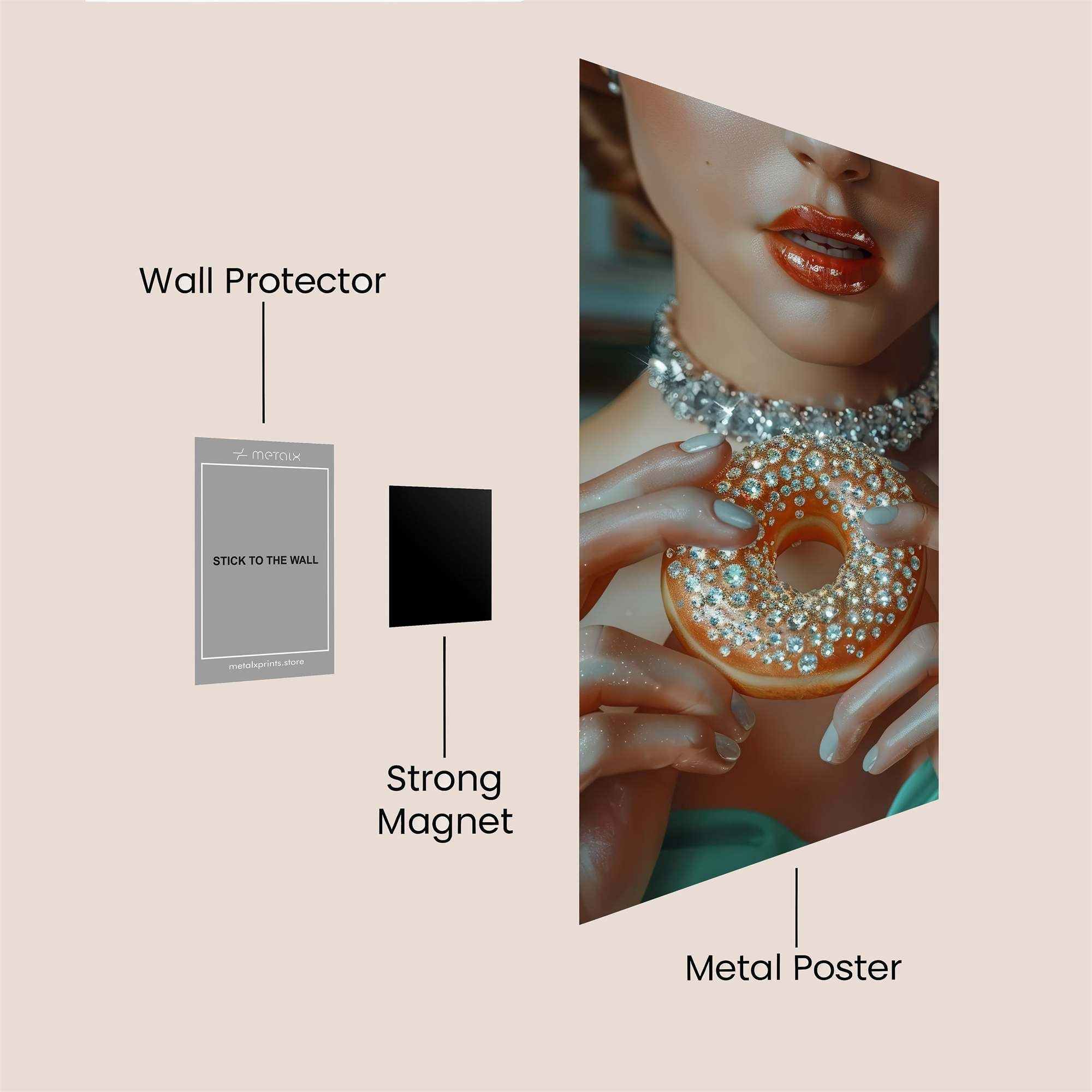 Diva Delight Safe Wall Magnetic / M