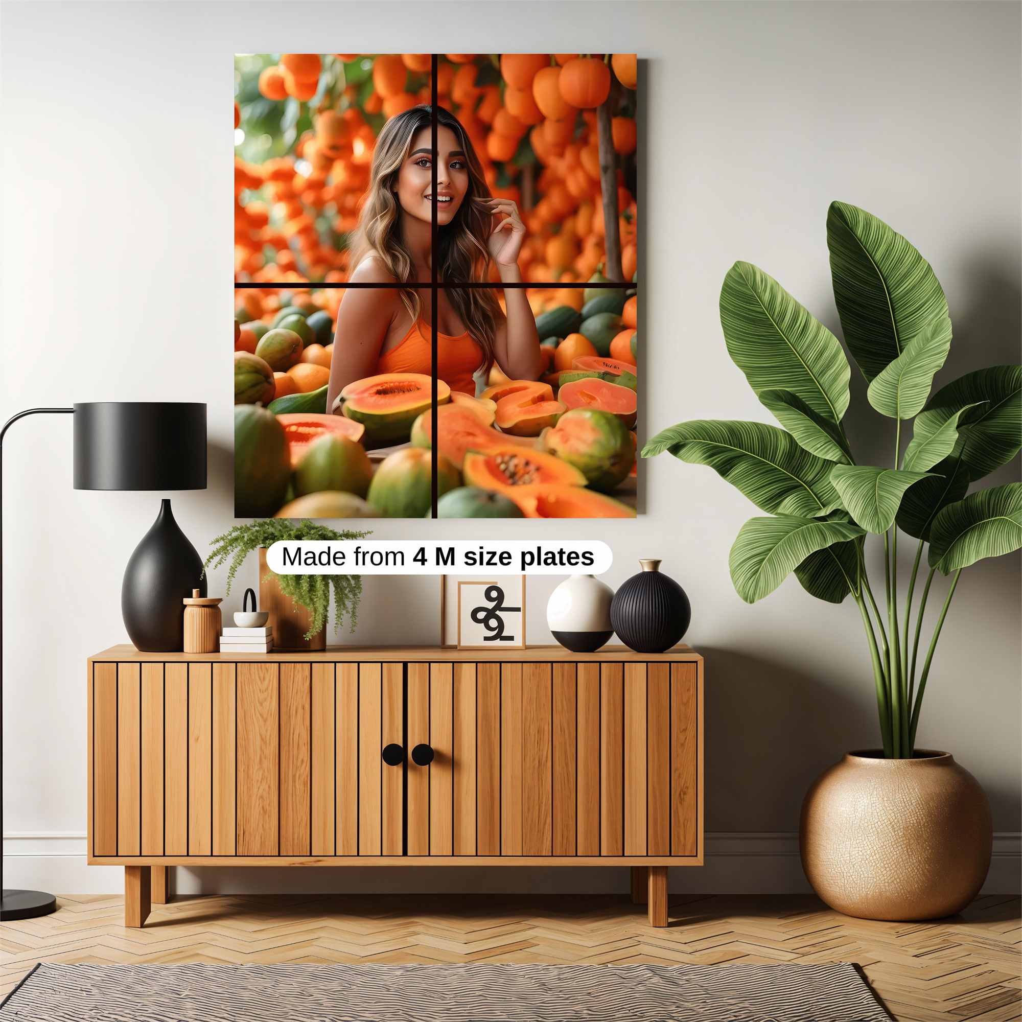Papaya Paradise Safe Wall Magnetic / M