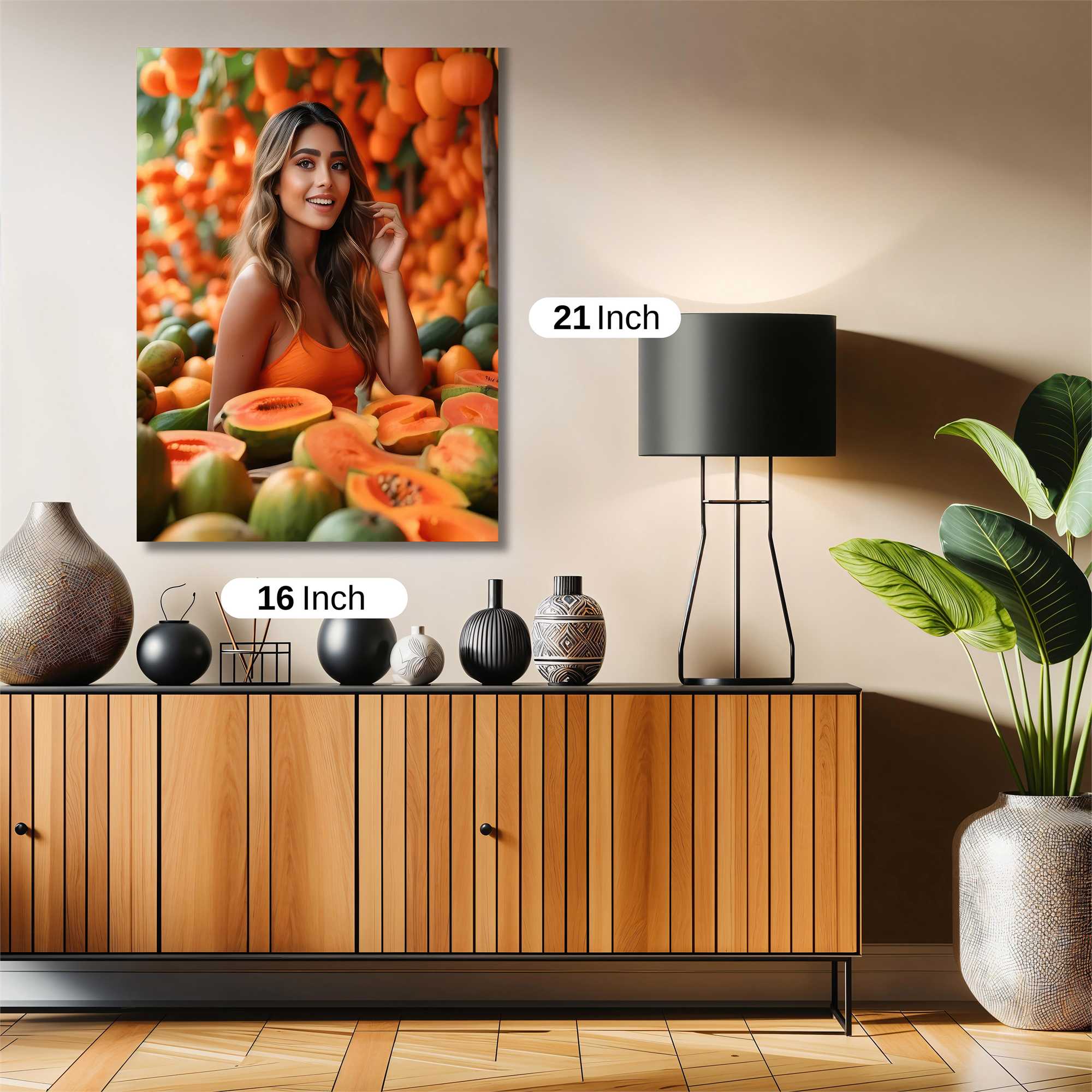 Papaya Paradise Safe Wall Magnetic / M