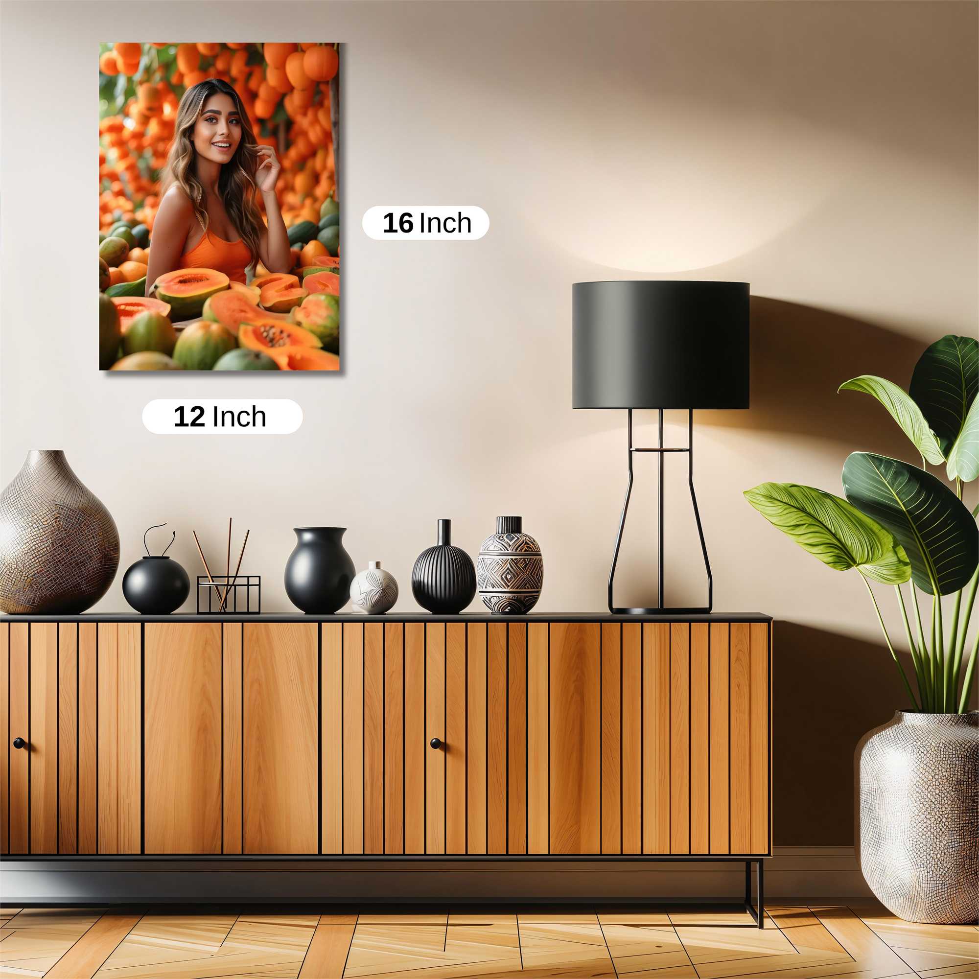 Papaya Paradise Safe Wall Magnetic / M