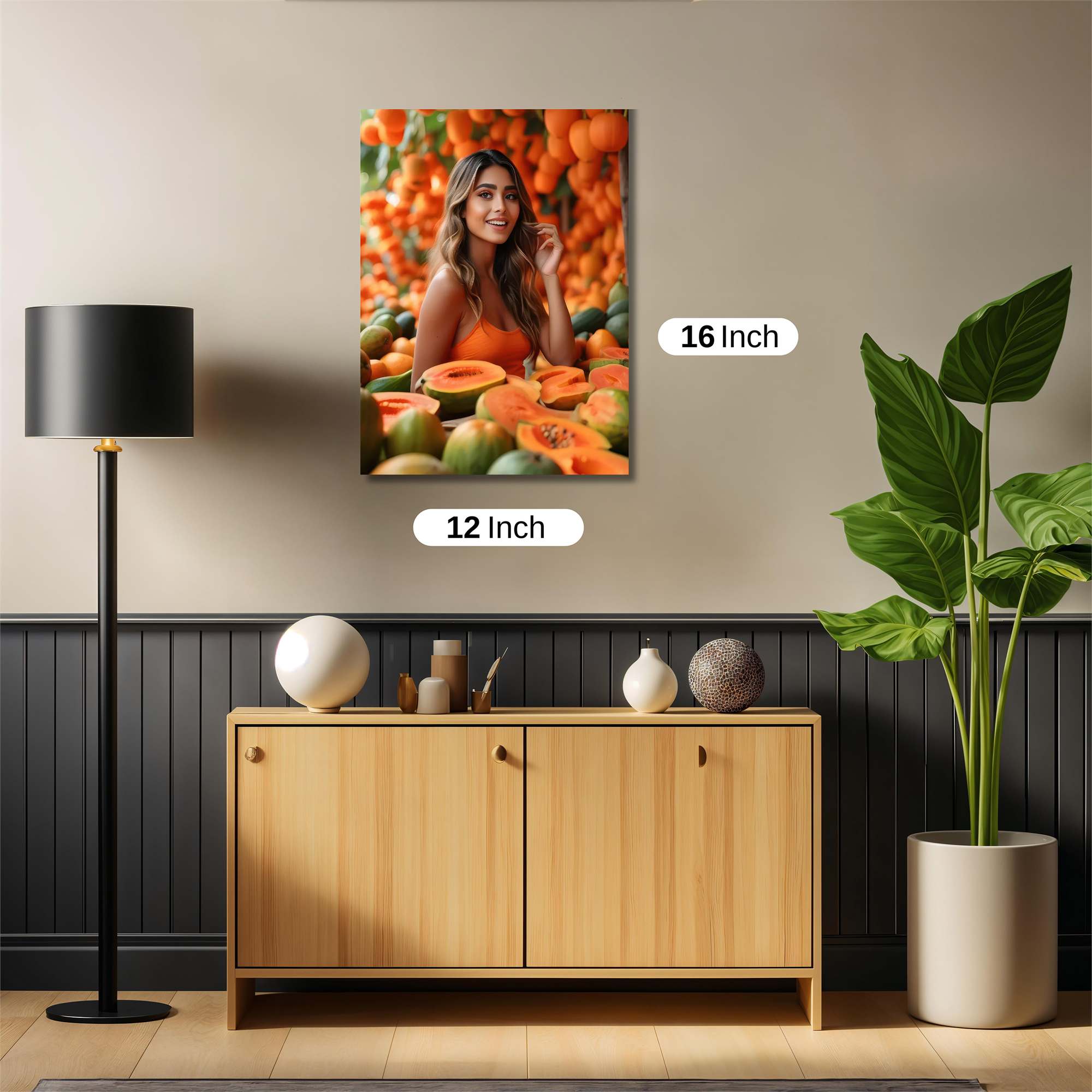 Papaya Paradise Safe Wall Magnetic / M