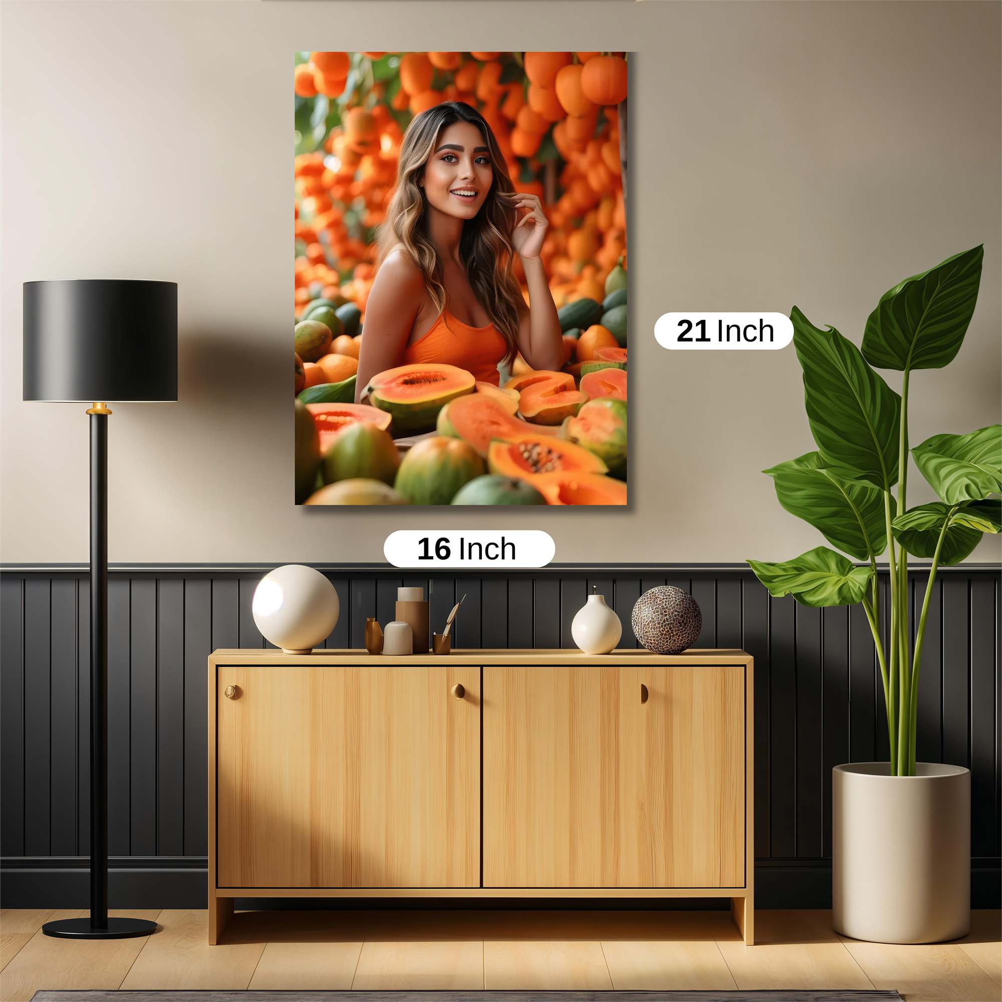 Papaya Paradise Safe Wall Magnetic / M