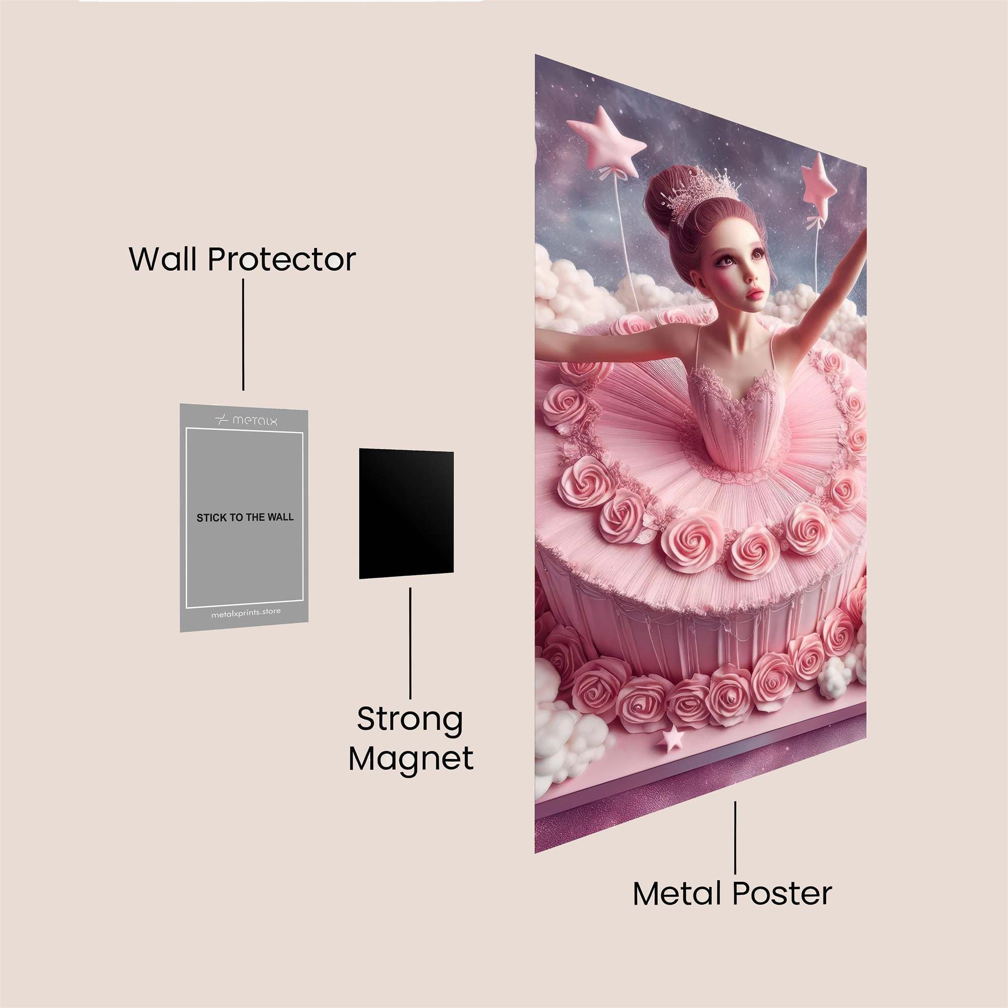 Ballet Bliss Safe Wall Magnetic / M