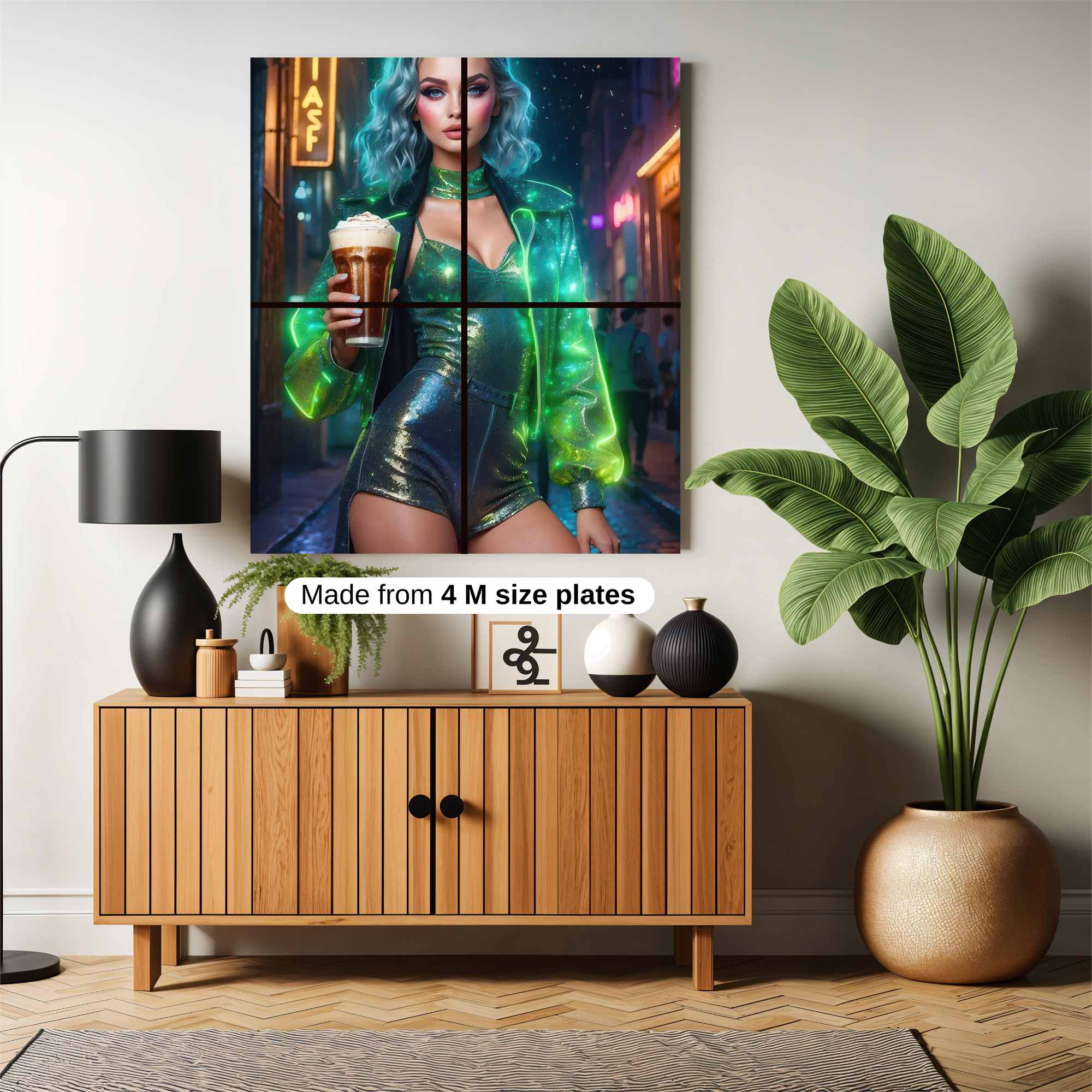 Neon Enigma Safe Wall Magnetic / M