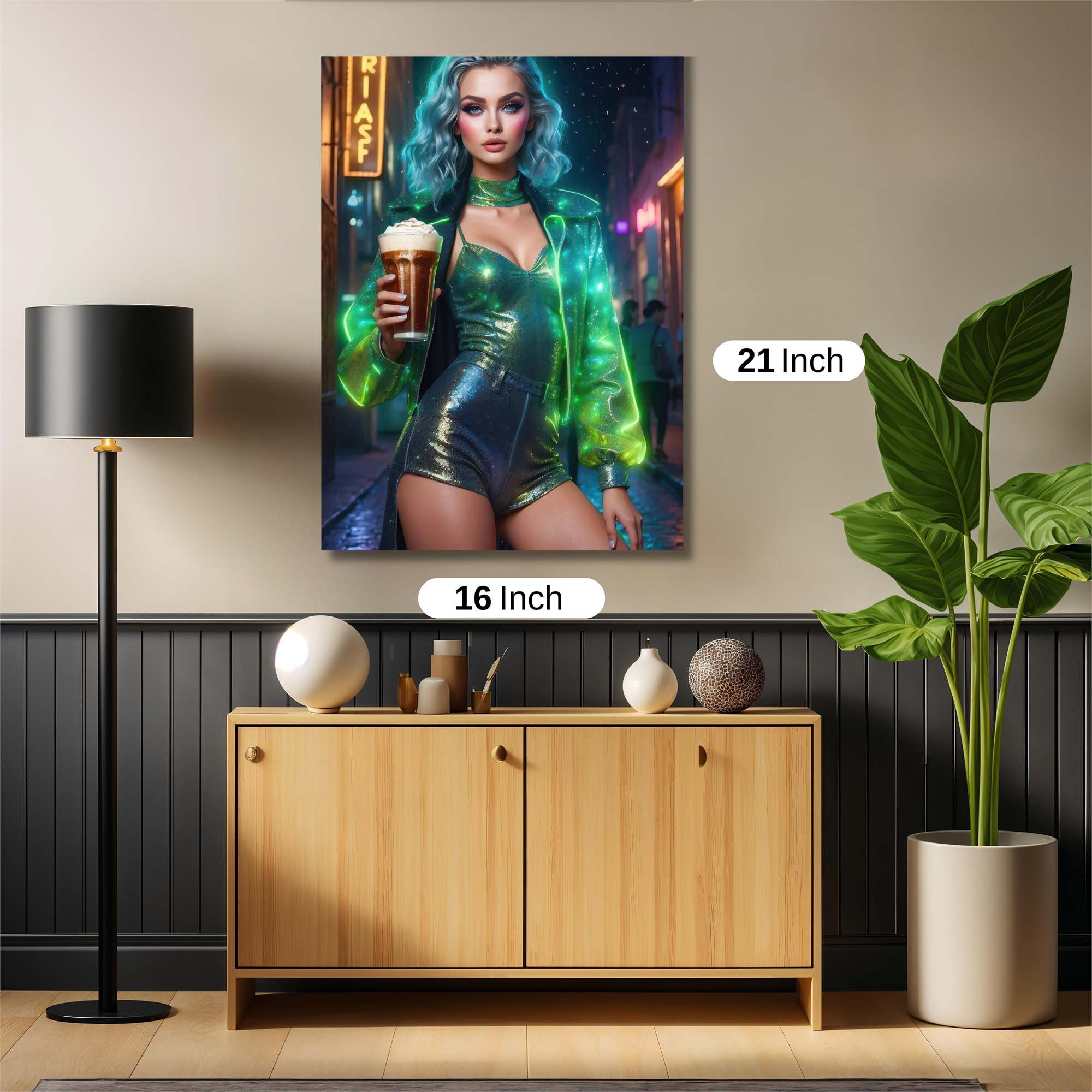 Neon Enigma Safe Wall Magnetic / M