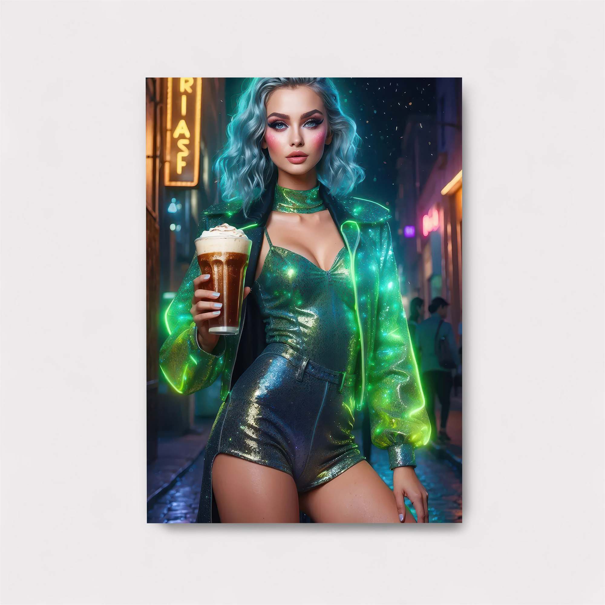 Neon Enigma Safe Wall Magnetic / M