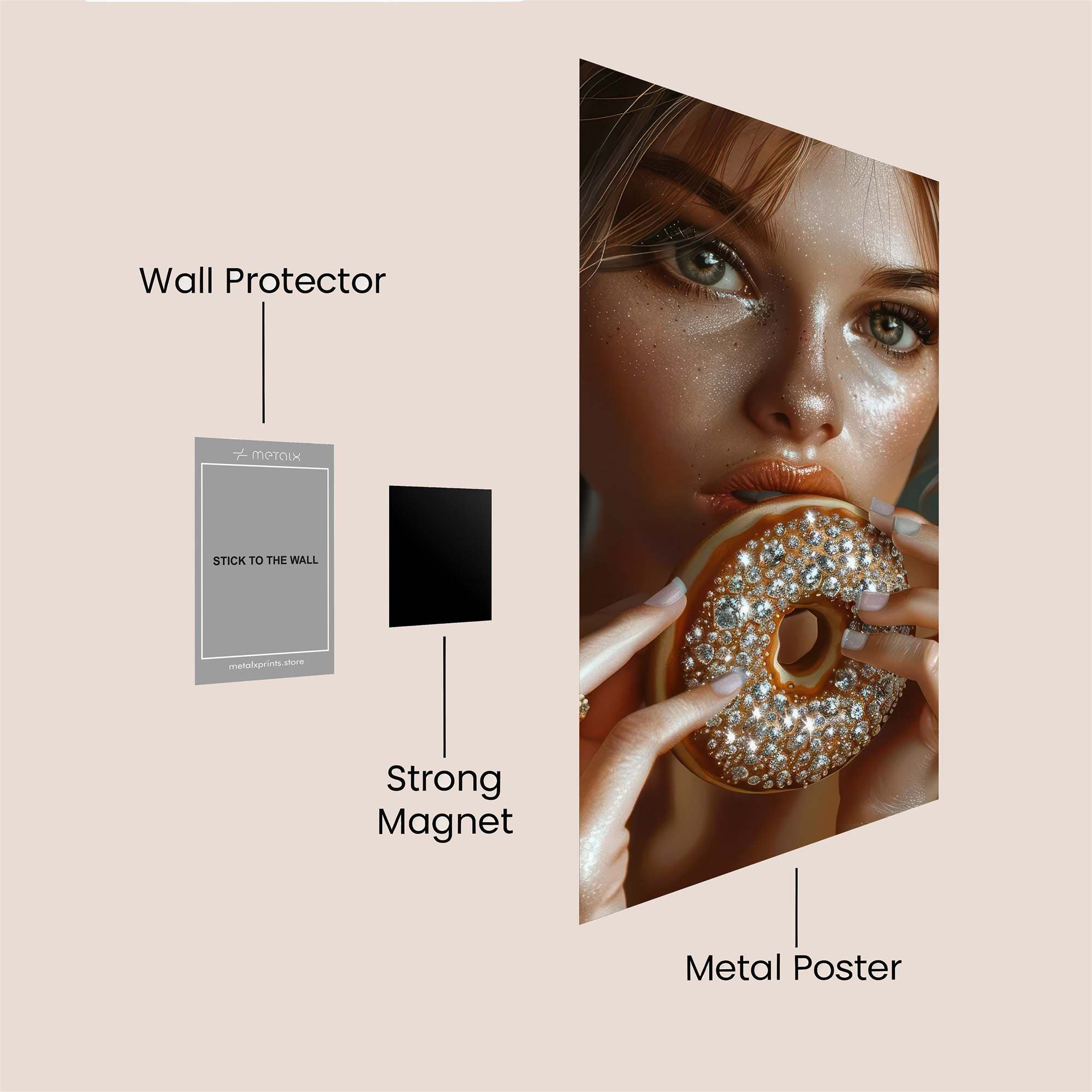 Dazzling Delight Safe Wall Magnetic / M