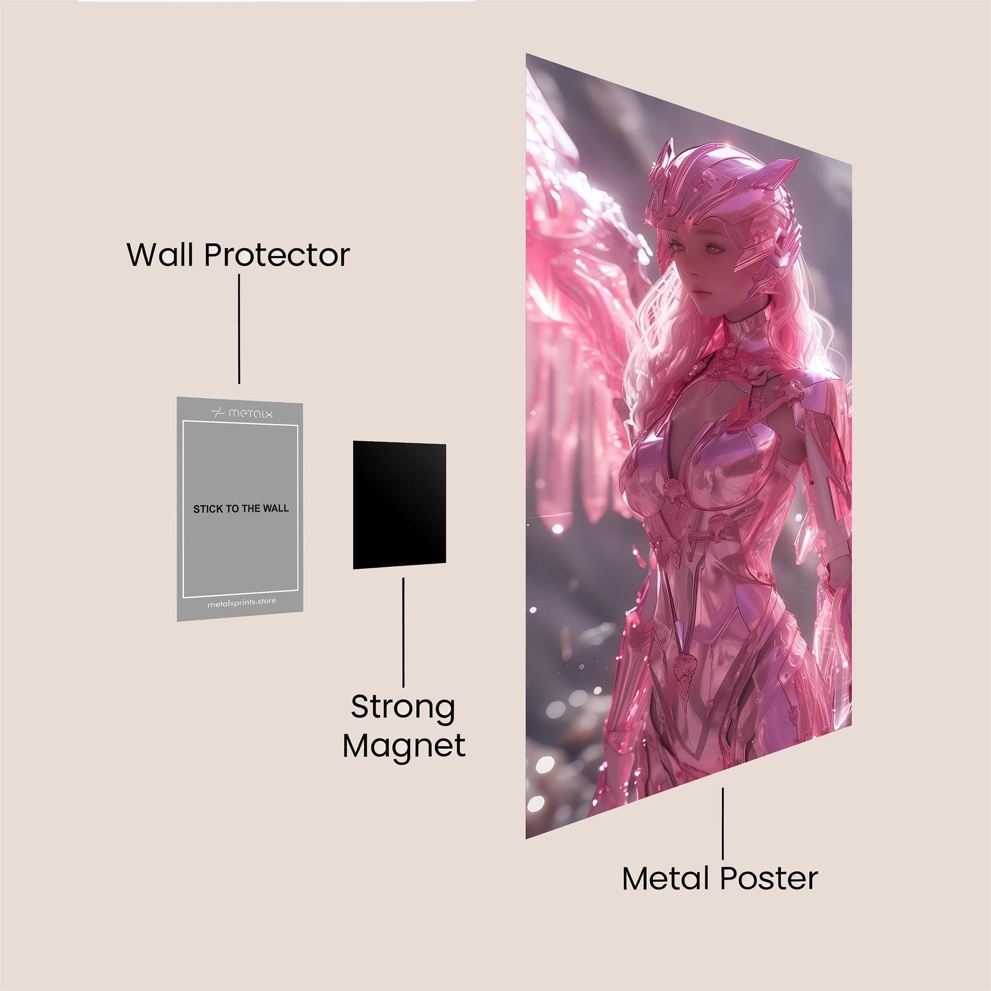 Phoenix Radiant Safe Wall Magnetic / M