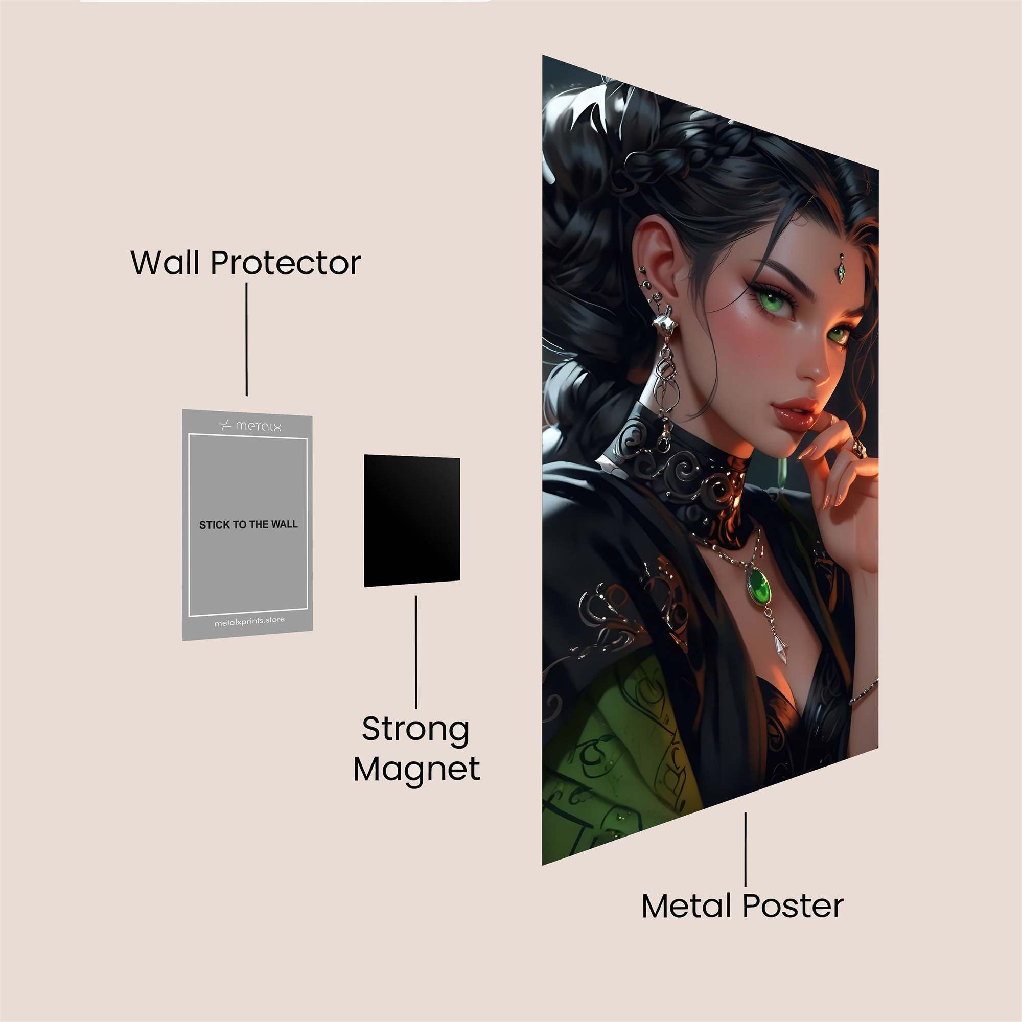 Mystic Enigma Safe Wall Magnetic / M