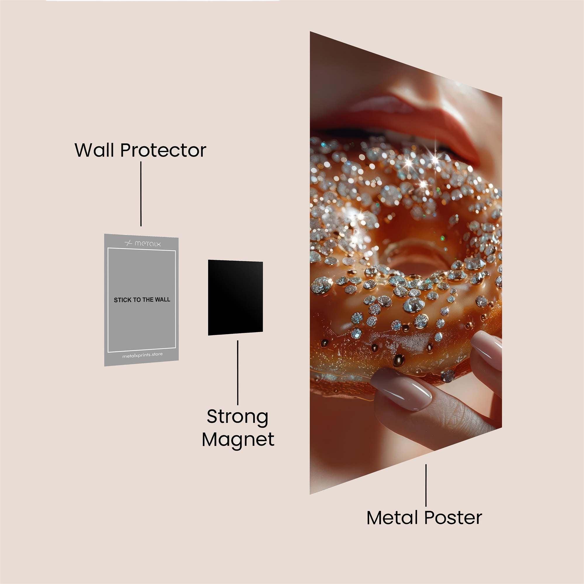 Dazzling Delight Safe Wall Magnetic / M