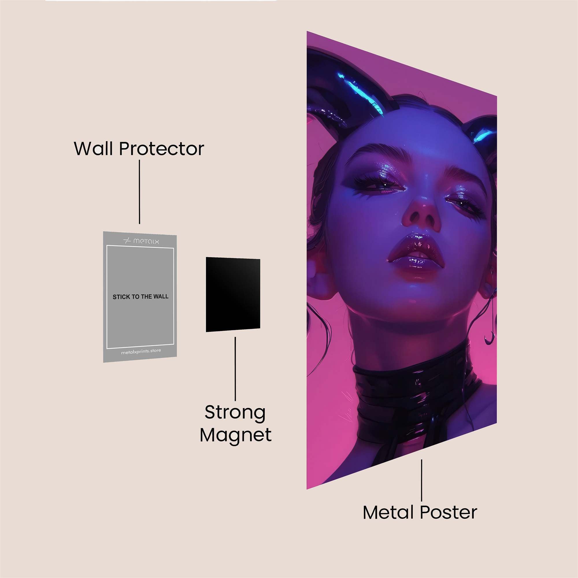 Demon Enigma Safe Wall Magnetic / M