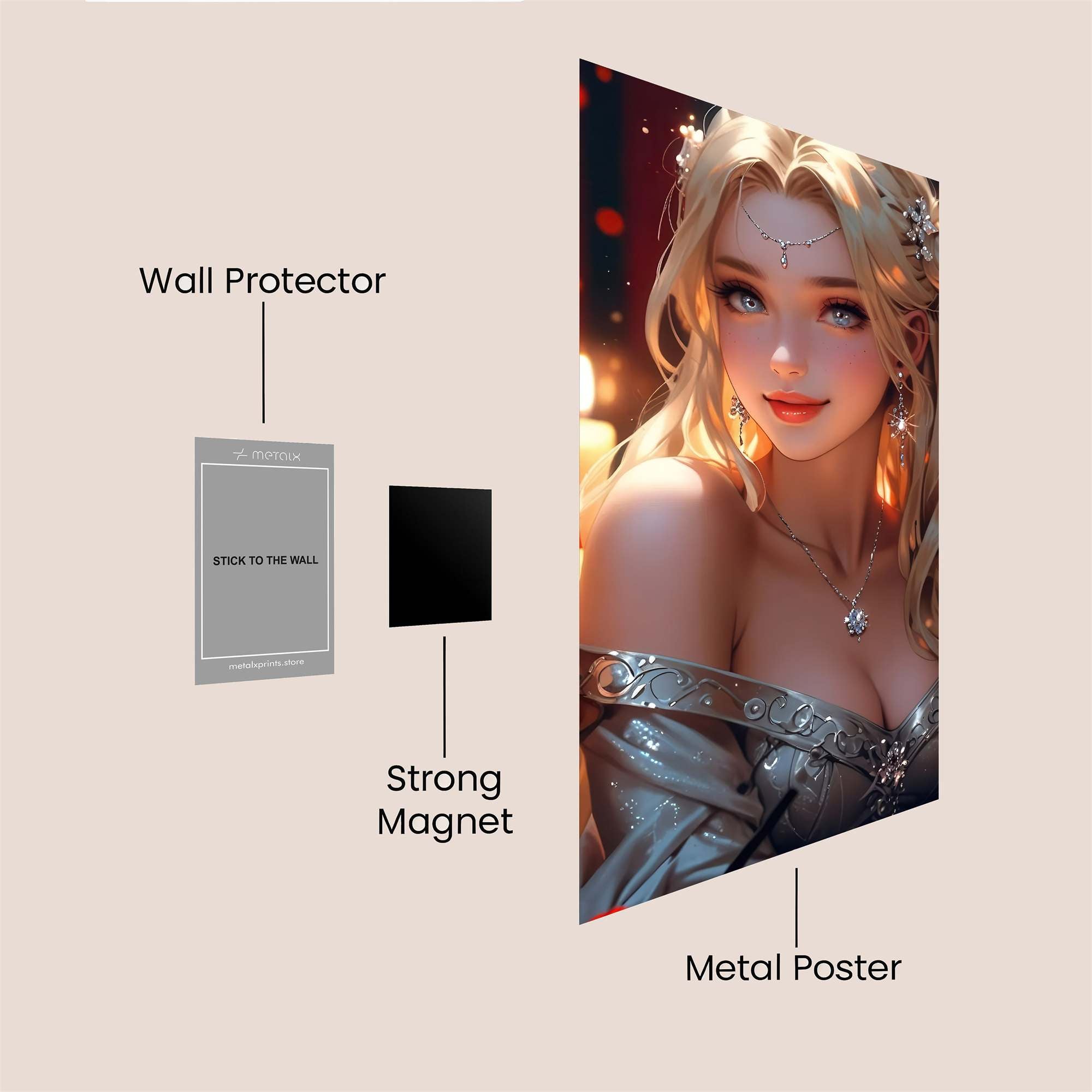 Elven Radiance Safe Wall Magnetic / M