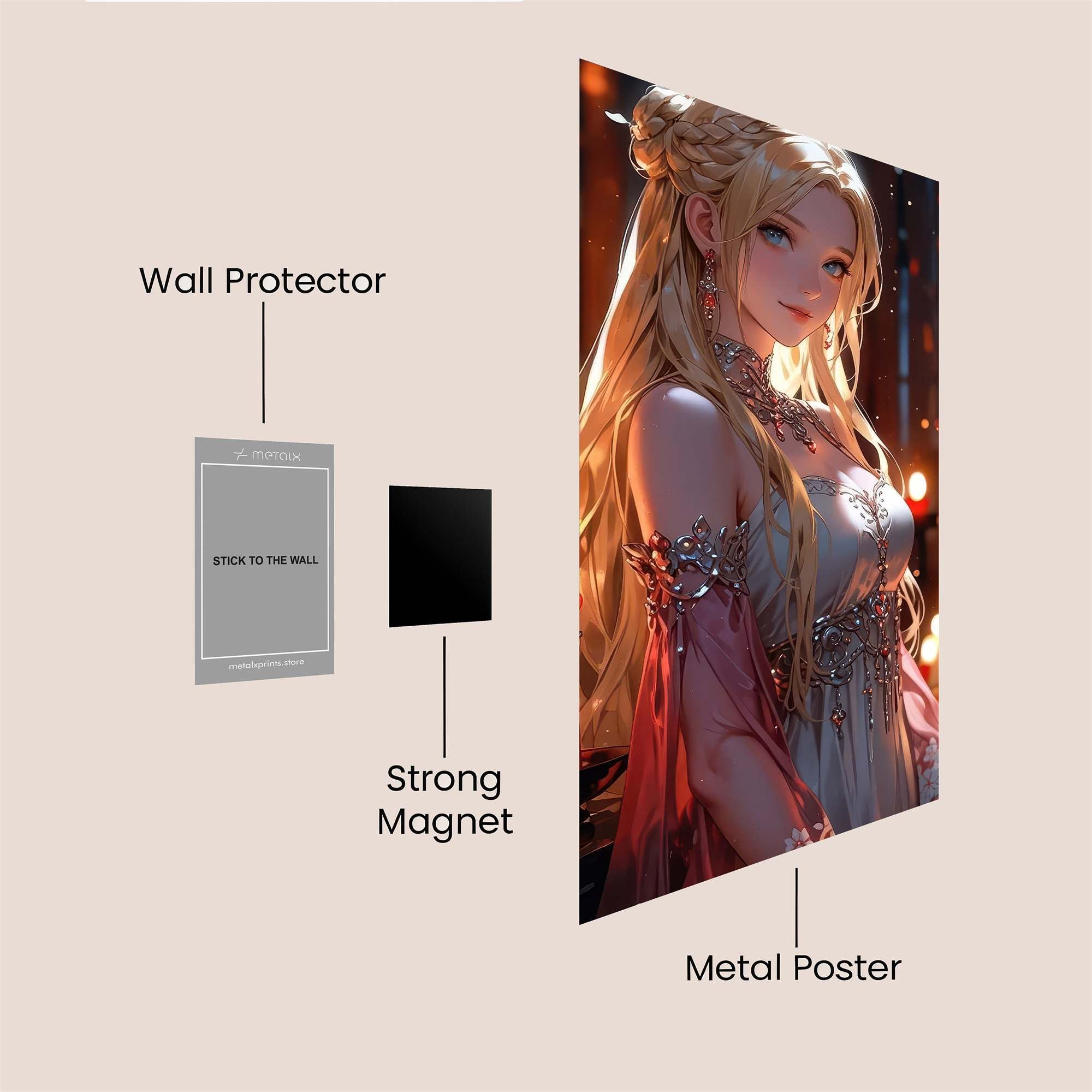 Elven Enchantment Safe Wall Magnetic / M