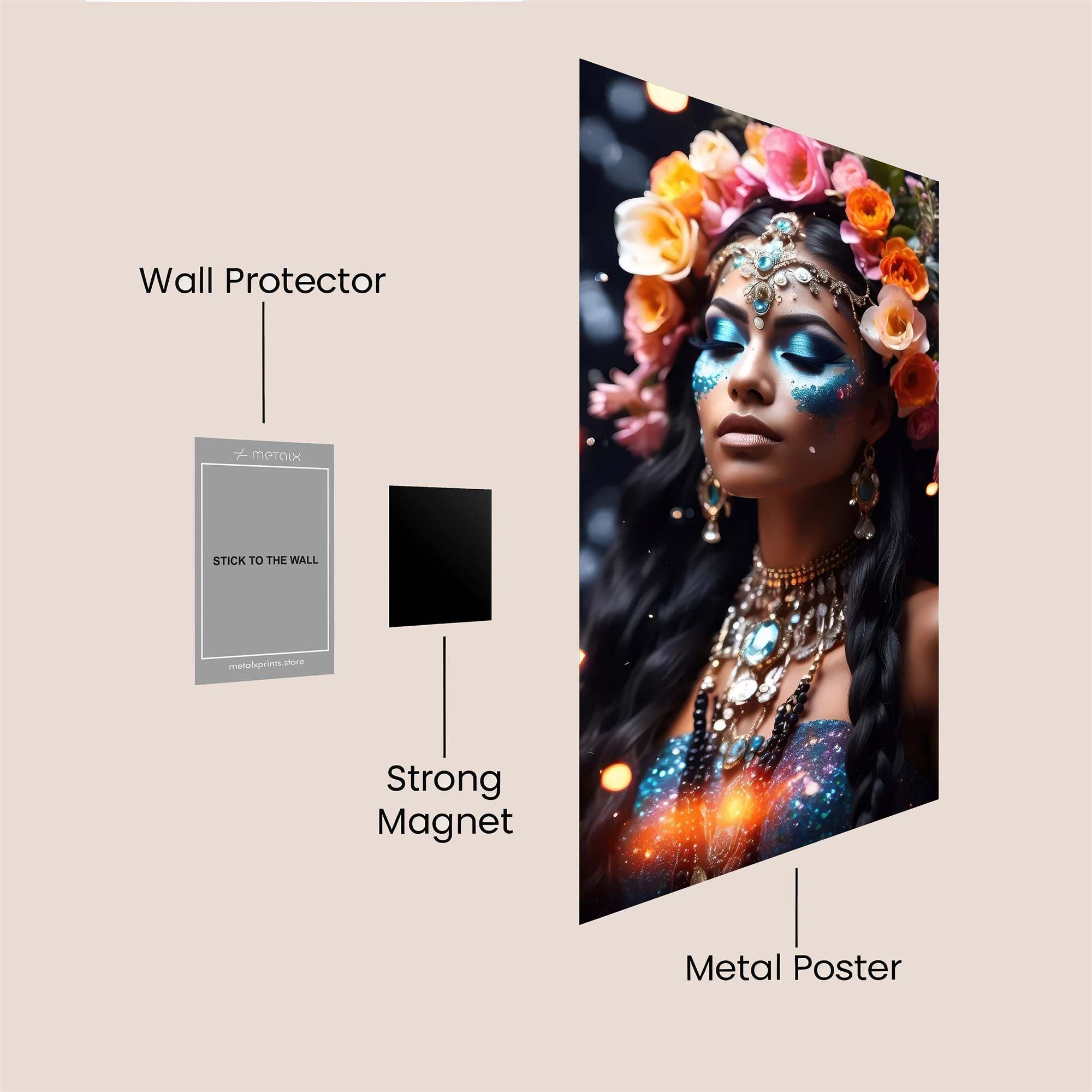 Goddess Radiant Safe Wall Magnetic / M