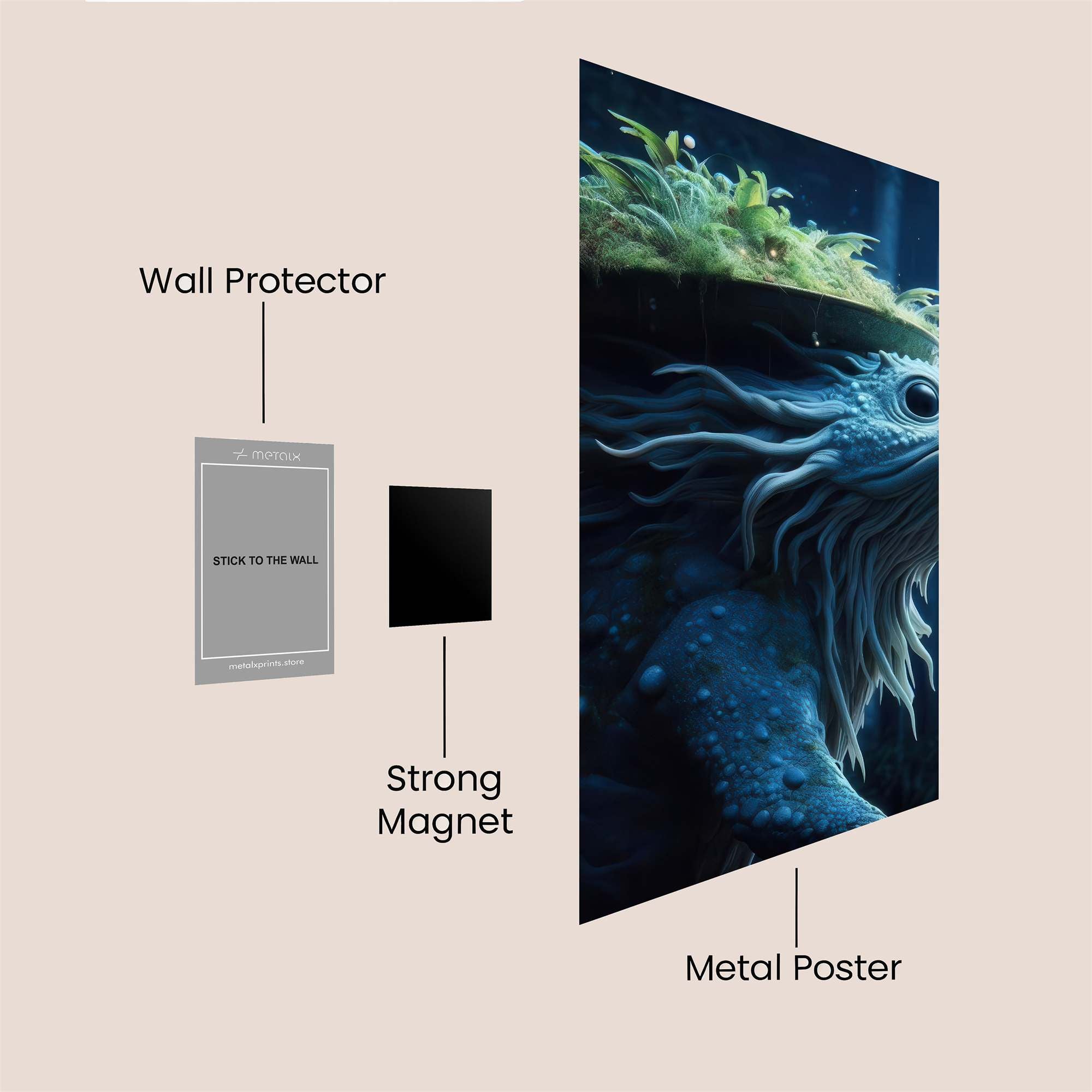 Mossy Enigma Safe Wall Magnetic / M