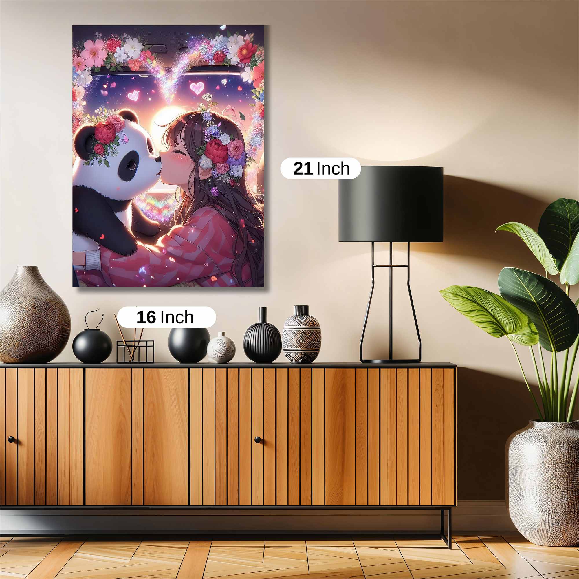Panda Bliss Safe Wall Magnetic / M