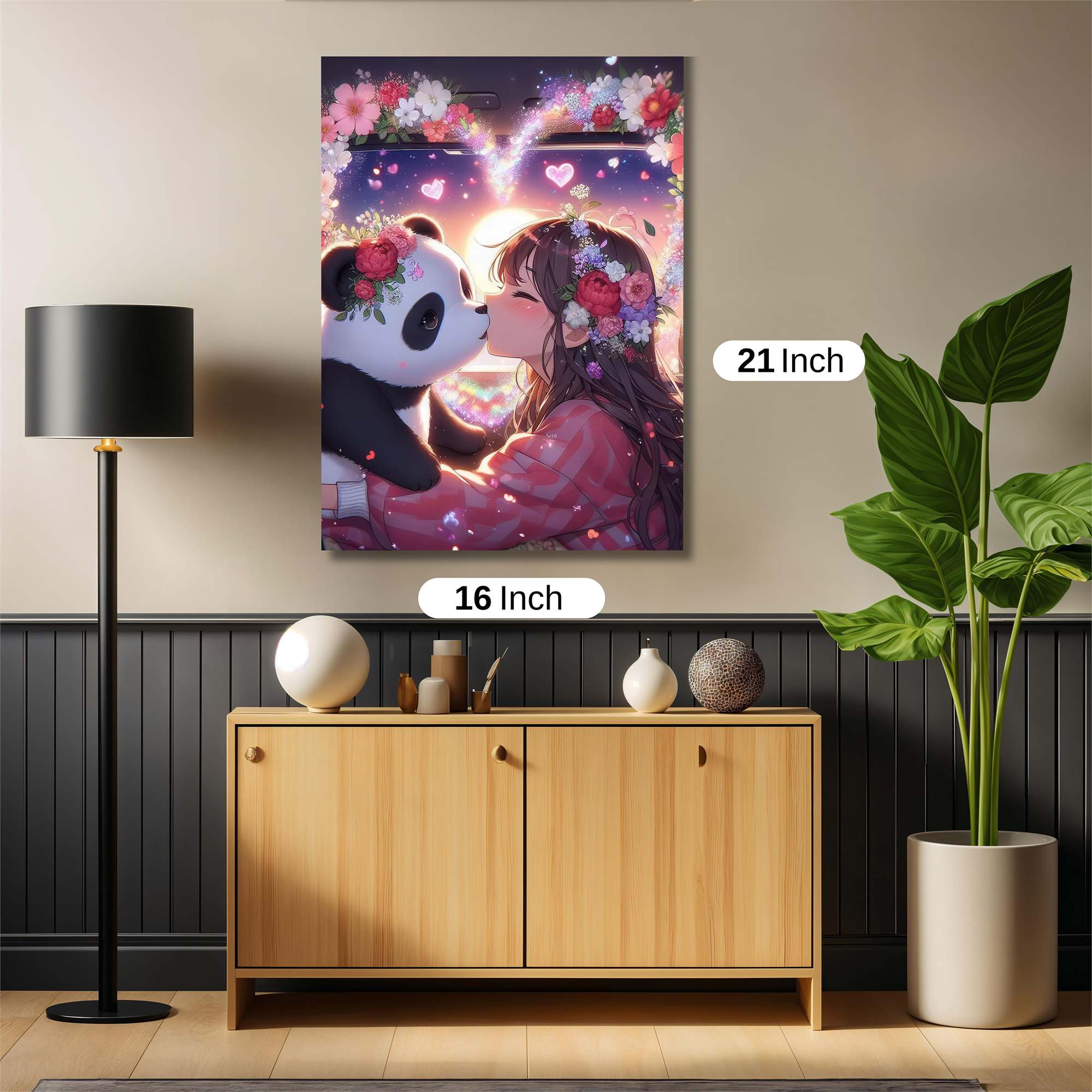 Panda Bliss Safe Wall Magnetic / M
