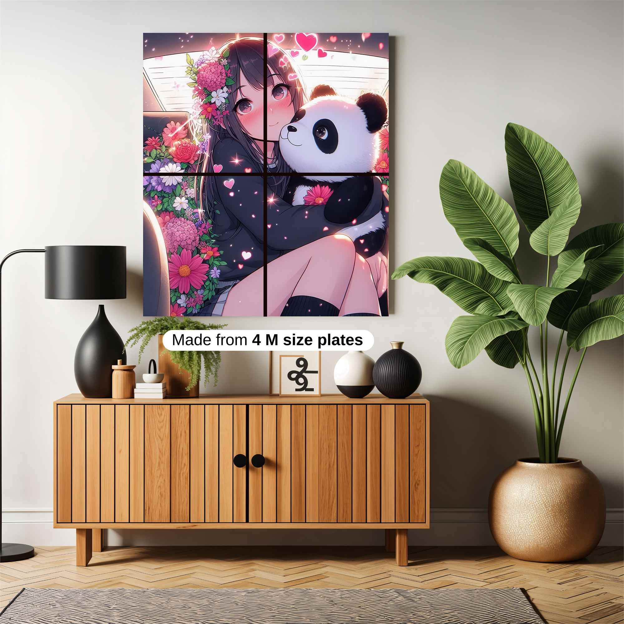 Panda Bliss Safe Wall Magnetic / M
