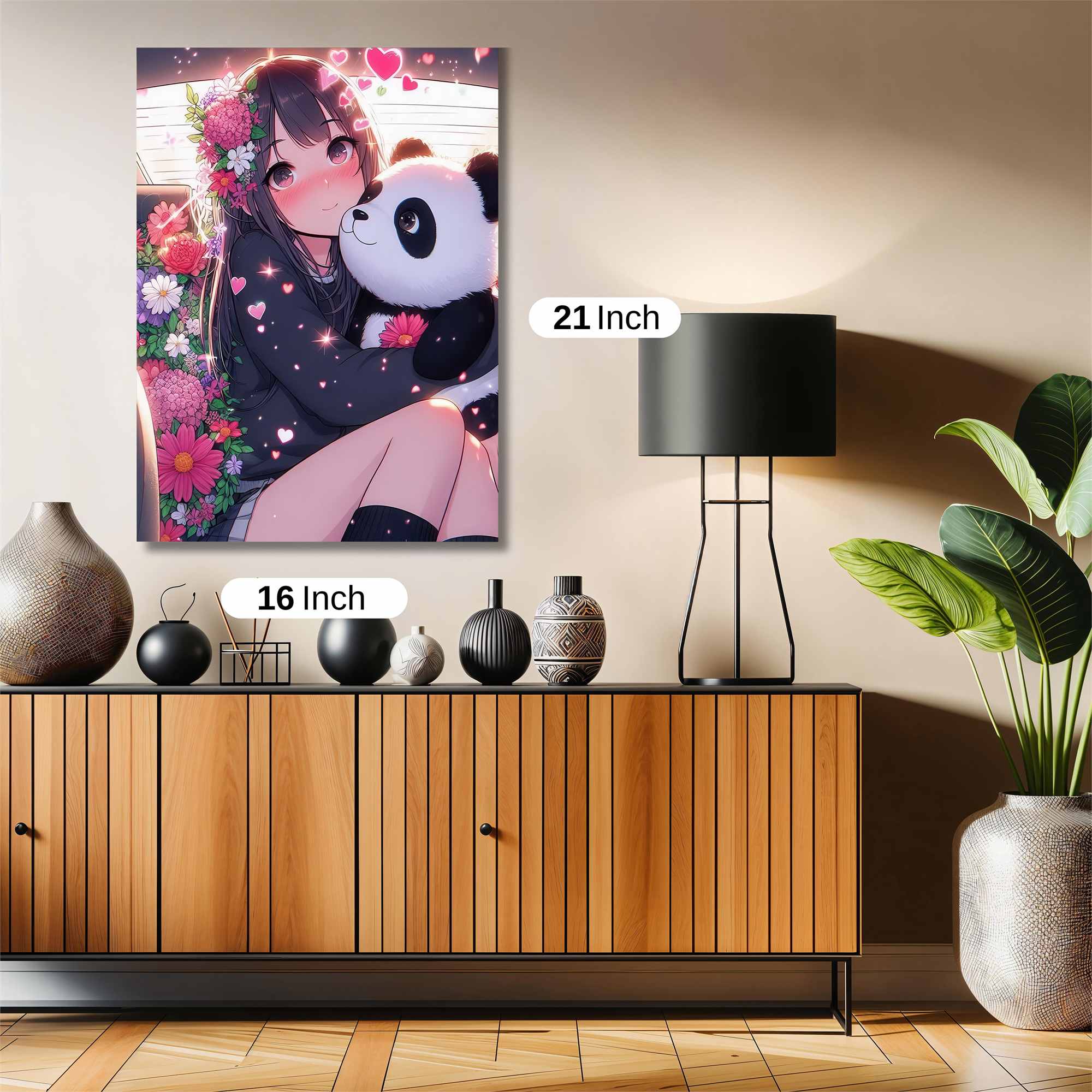Panda Bliss Safe Wall Magnetic / M
