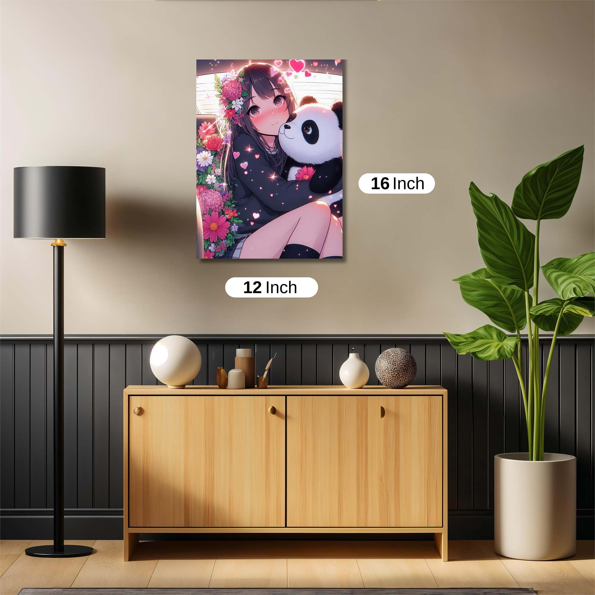 Panda Bliss Safe Wall Magnetic / M