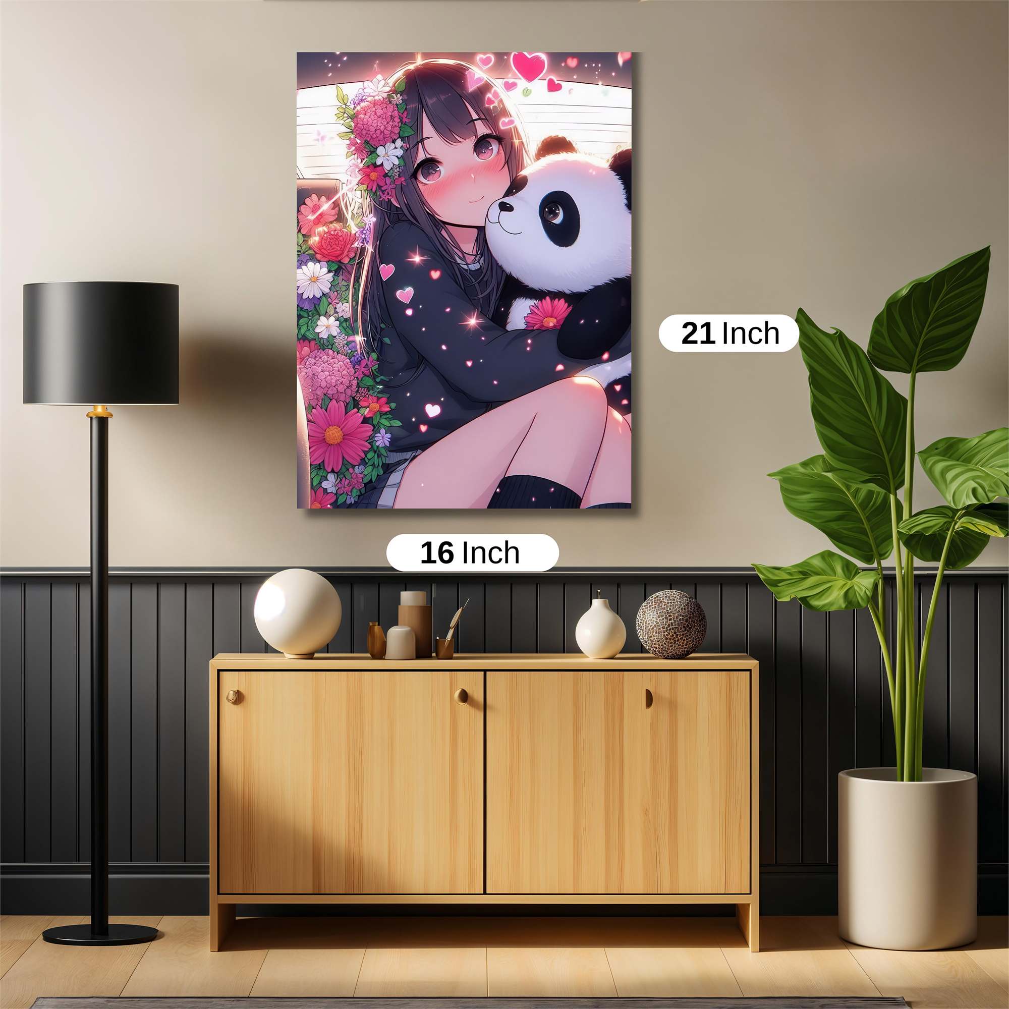 Panda Bliss Safe Wall Magnetic / M