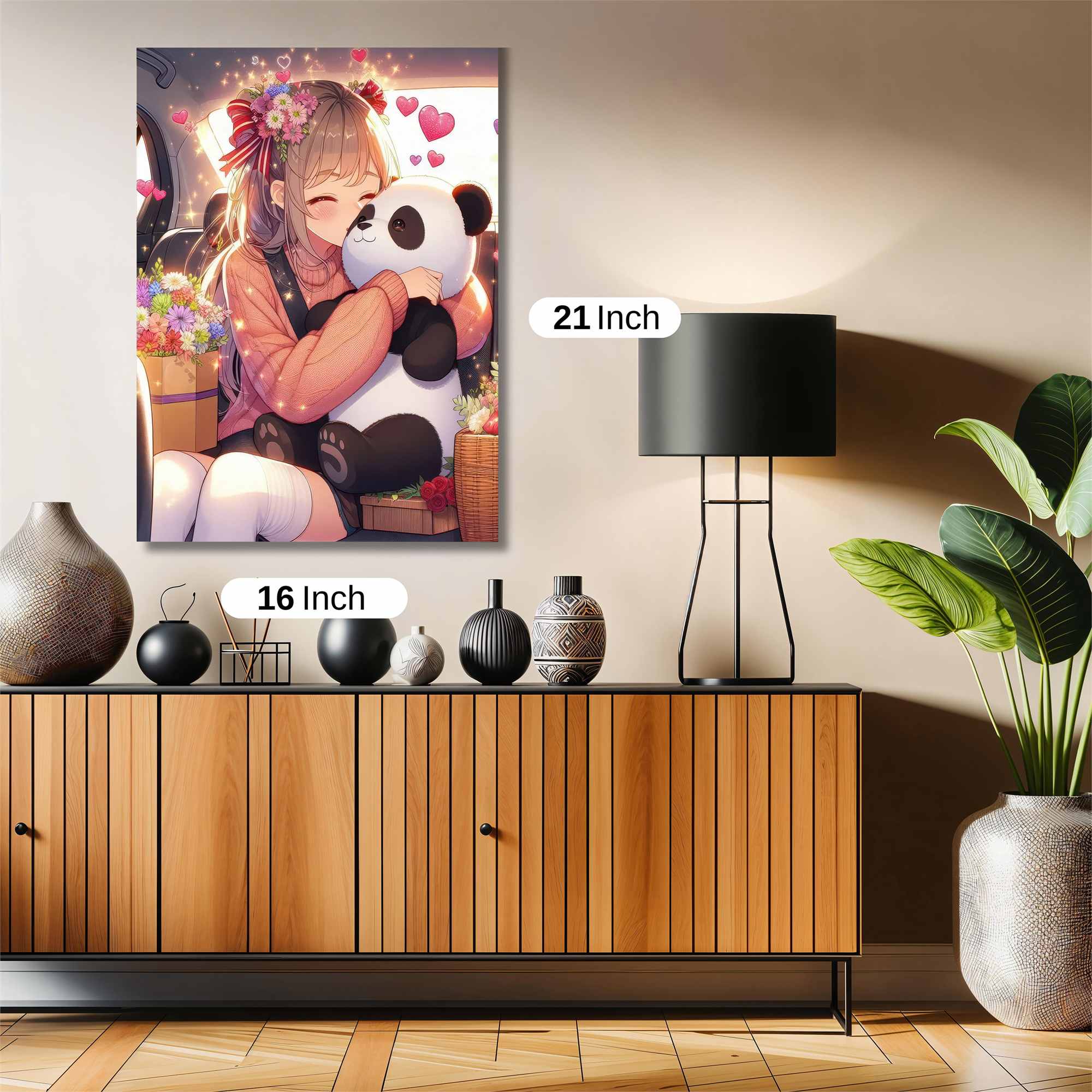 Panda Bliss Safe Wall Magnetic / M