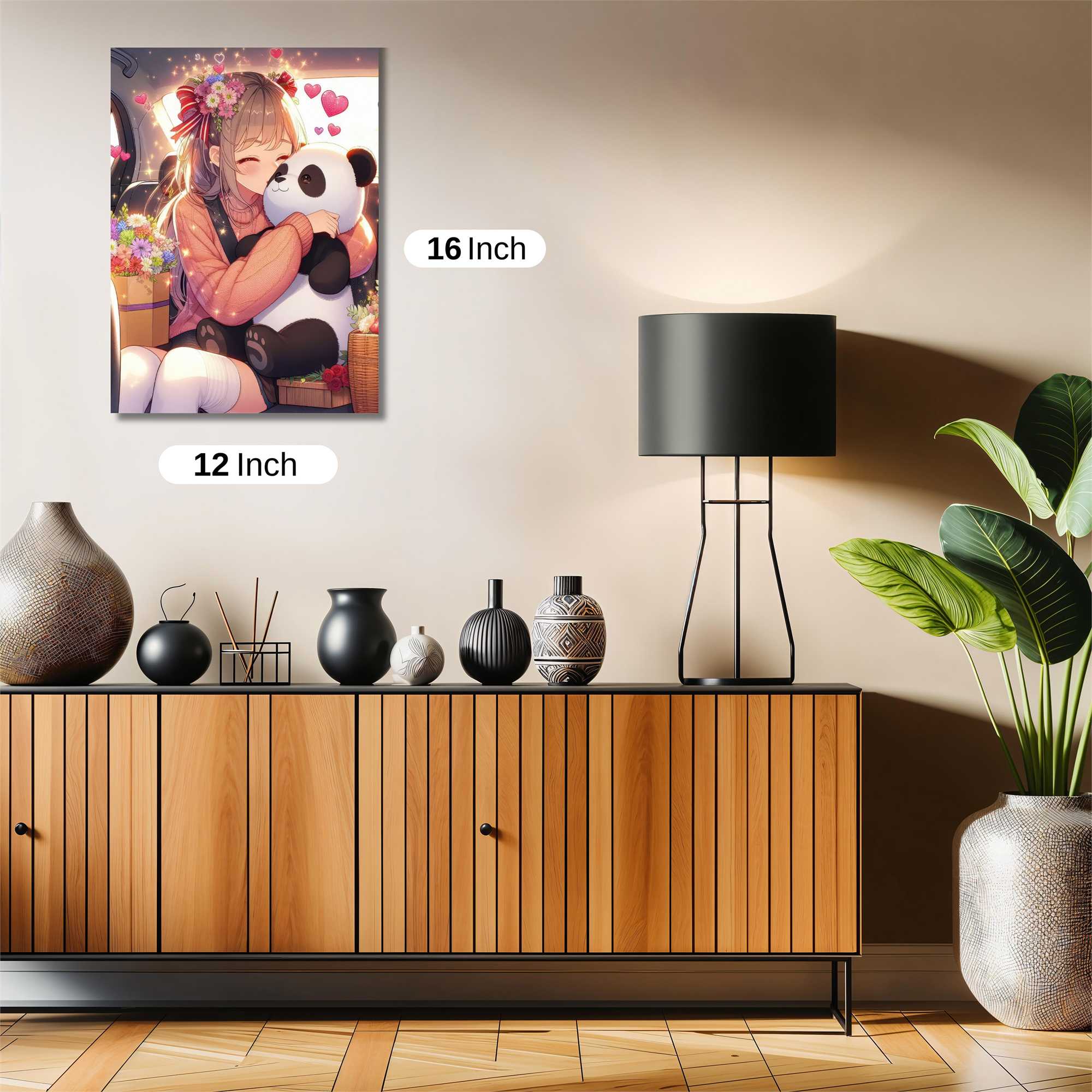 Panda Bliss Safe Wall Magnetic / M