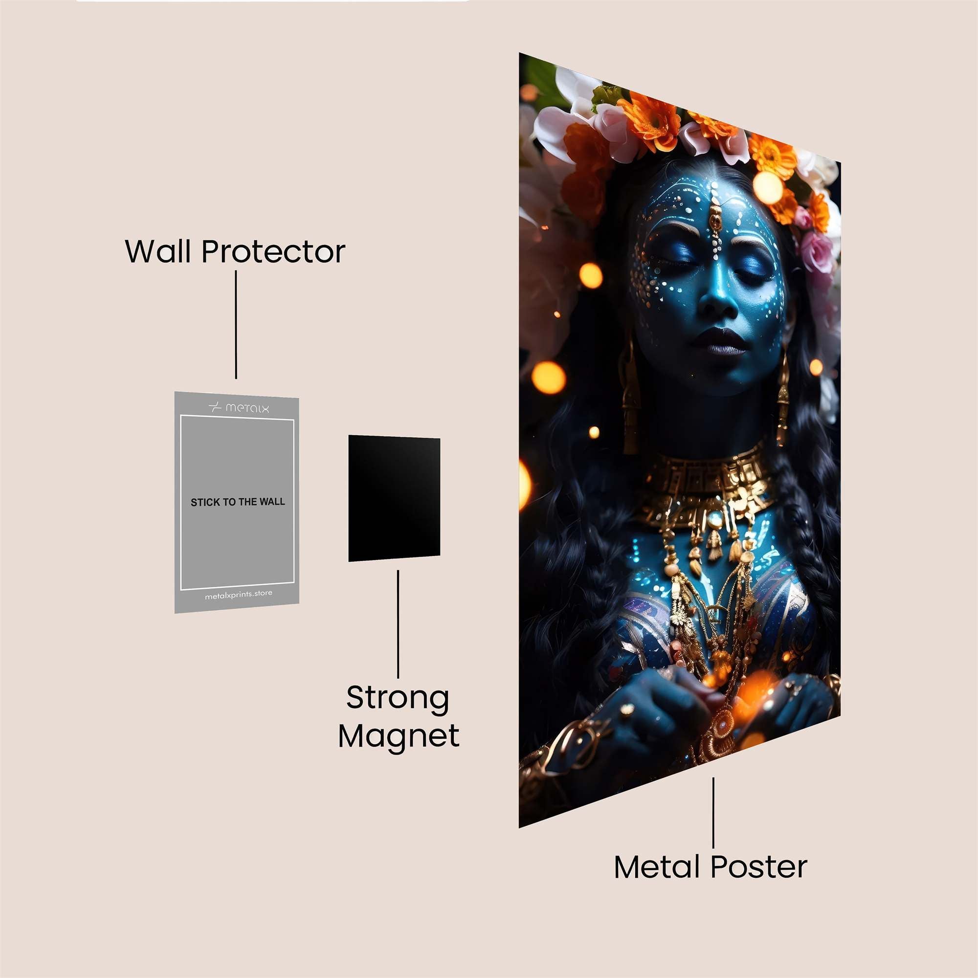 Goddess Serene Safe Wall Magnetic / M