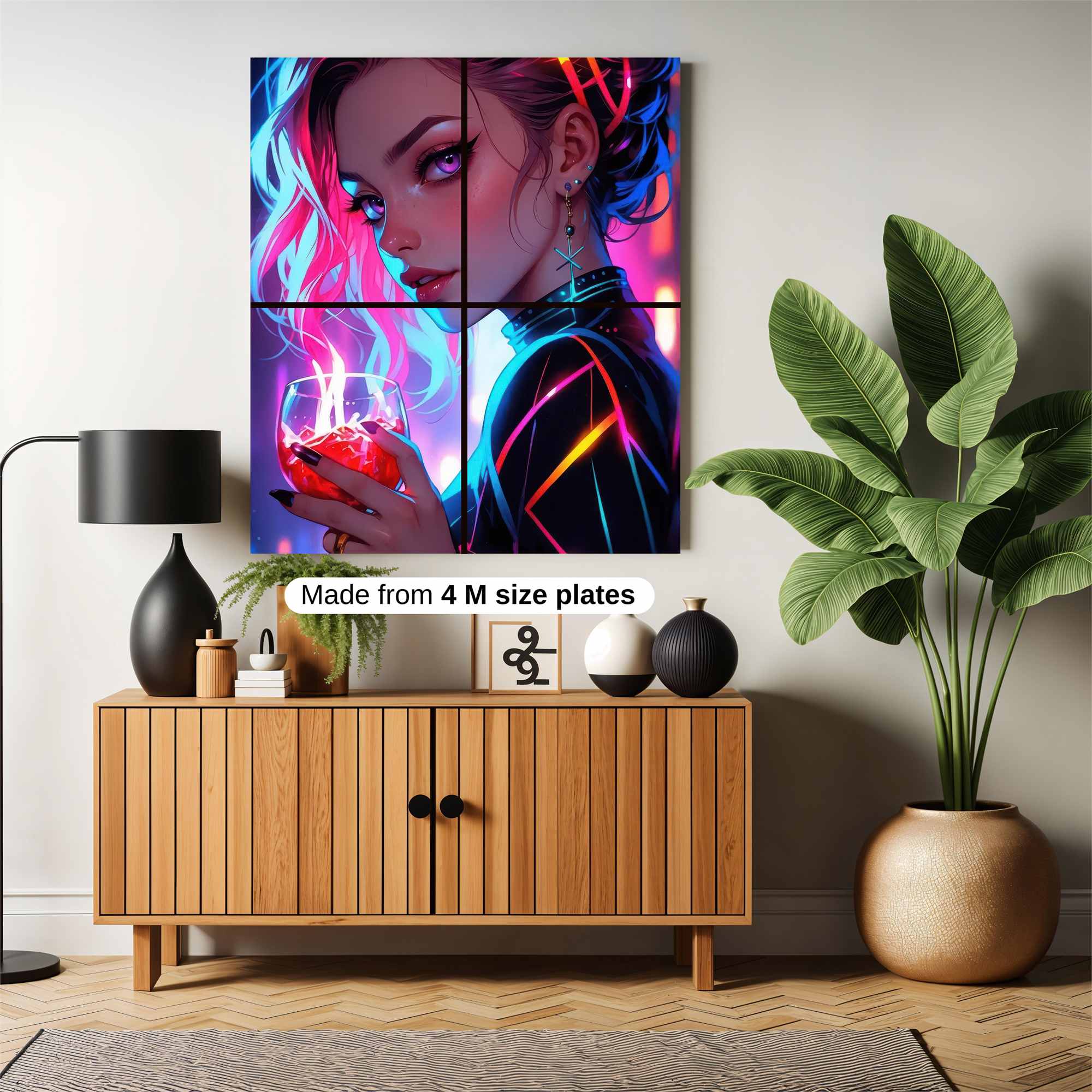 Neon Enigma Safe Wall Magnetic / M