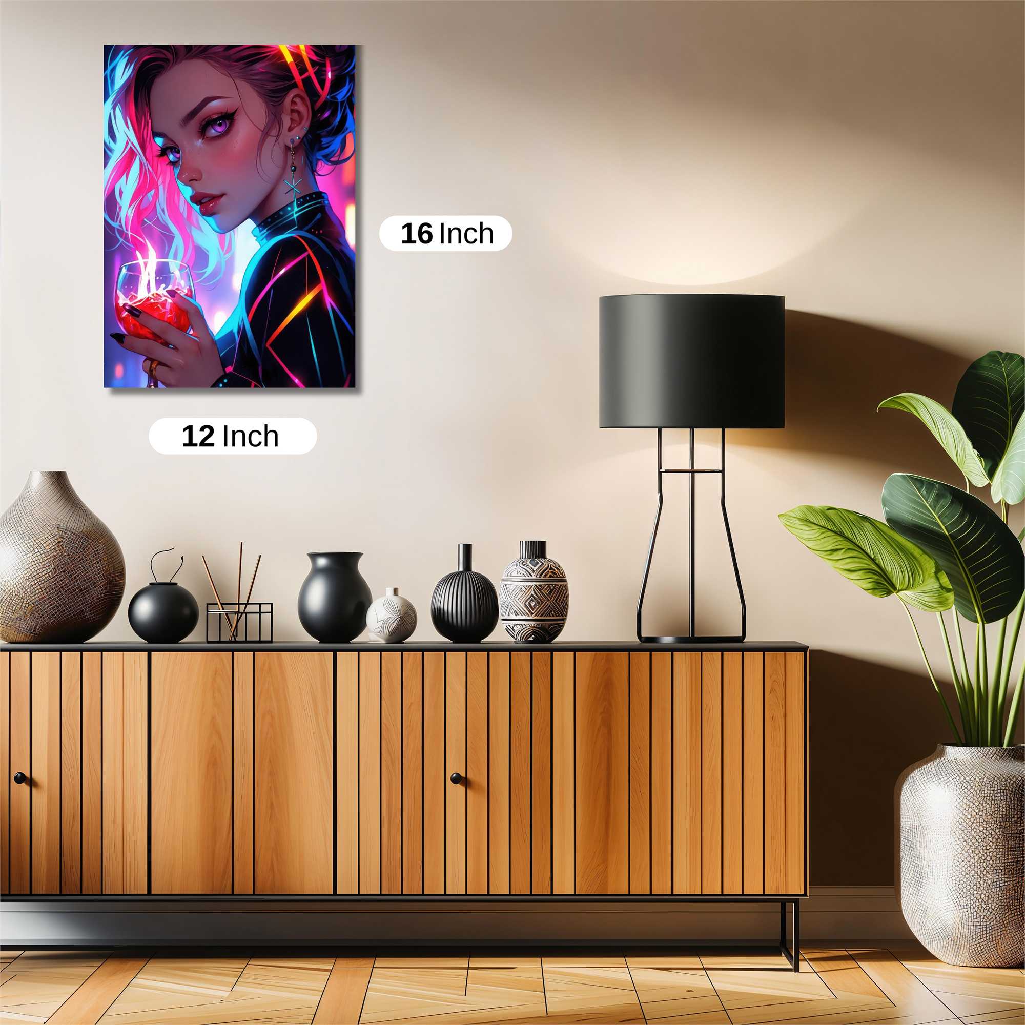 Neon Enigma Safe Wall Magnetic / M