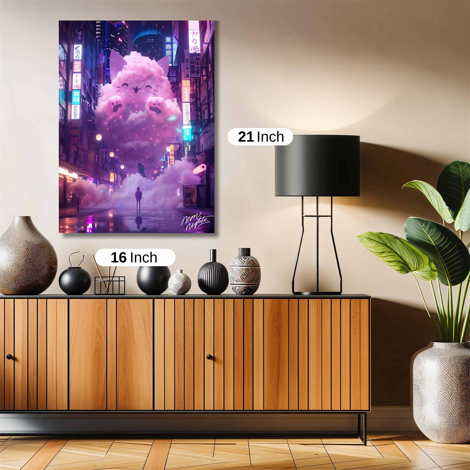 Kitty Dreamscape Safe Wall Magnetic / M