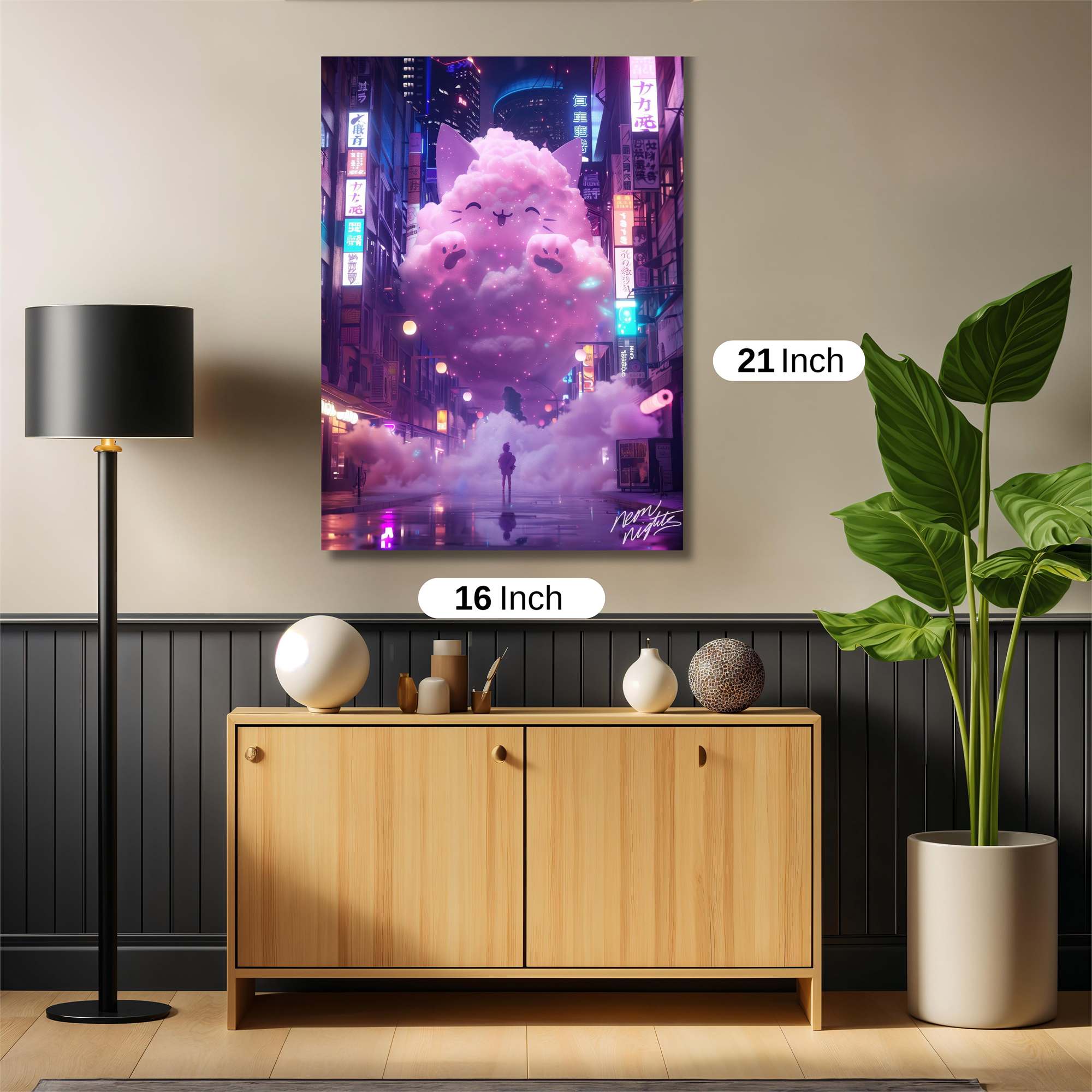 Kitty Dreamscape Safe Wall Magnetic / M