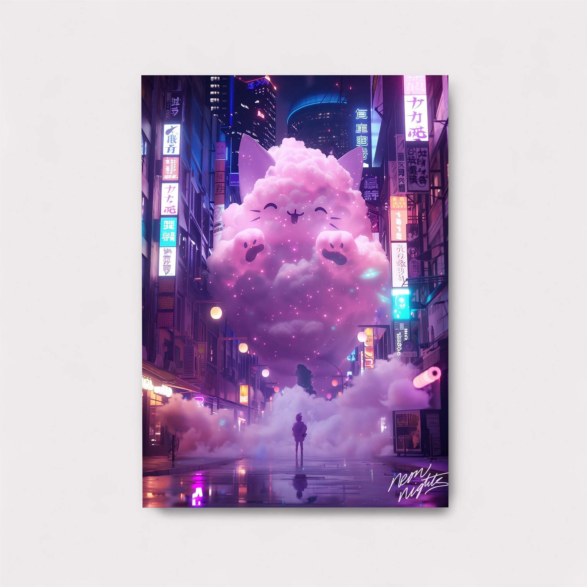 Kitty Dreamscape Safe Wall Magnetic / M