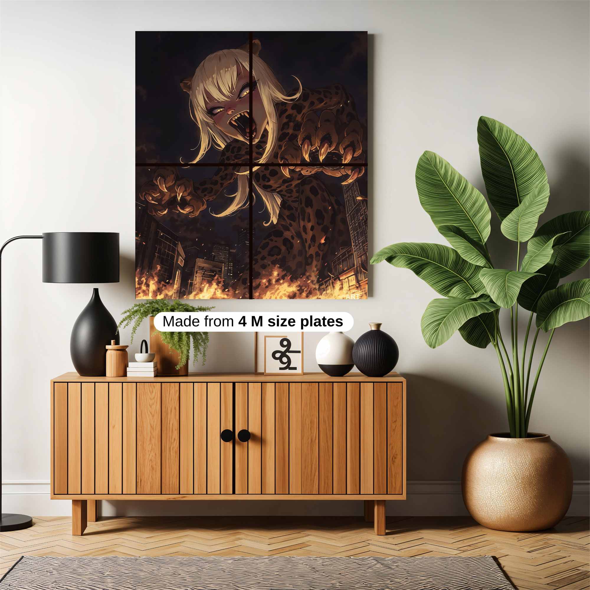 Leopard Rage Safe Wall Magnetic / M
