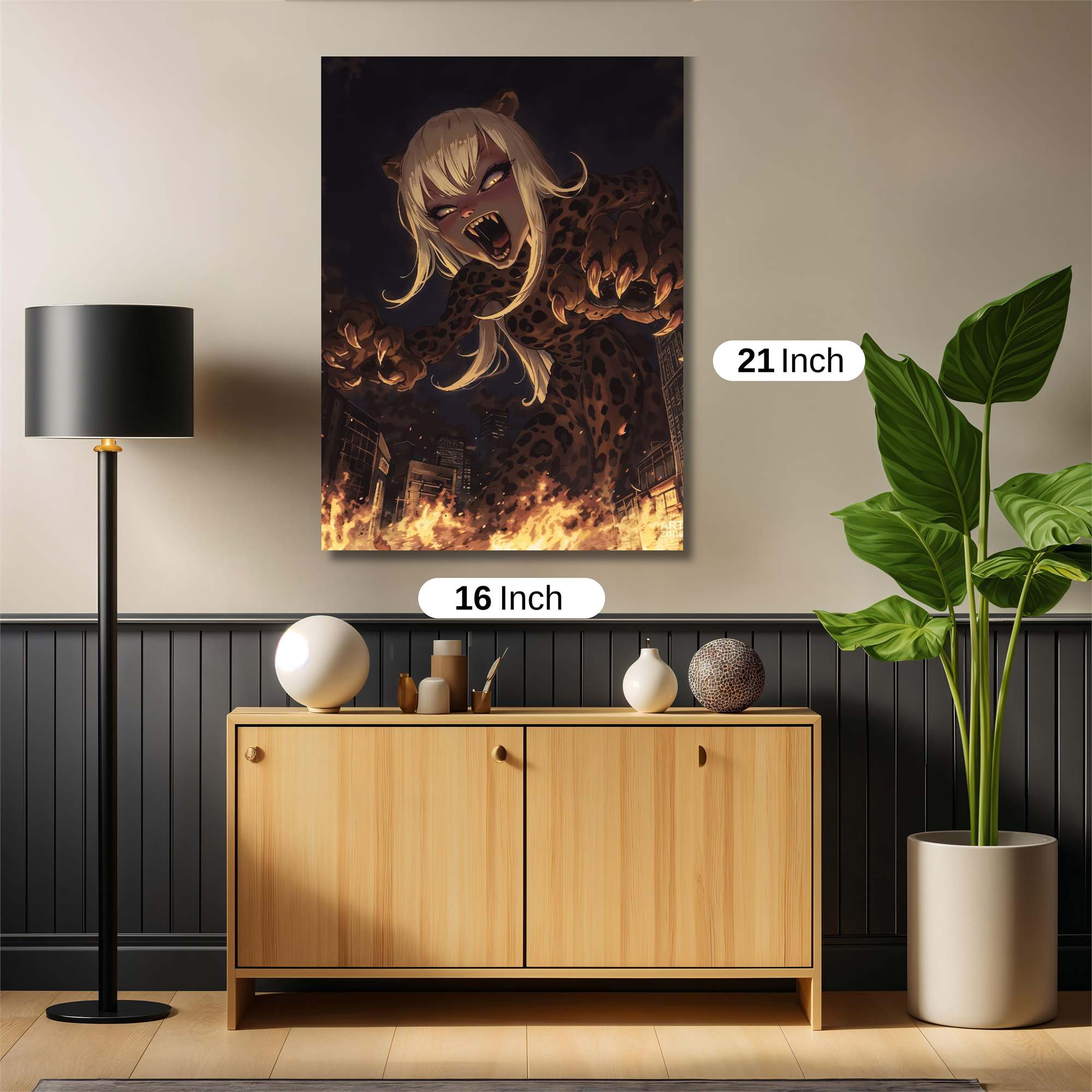 Leopard Rage Safe Wall Magnetic / M