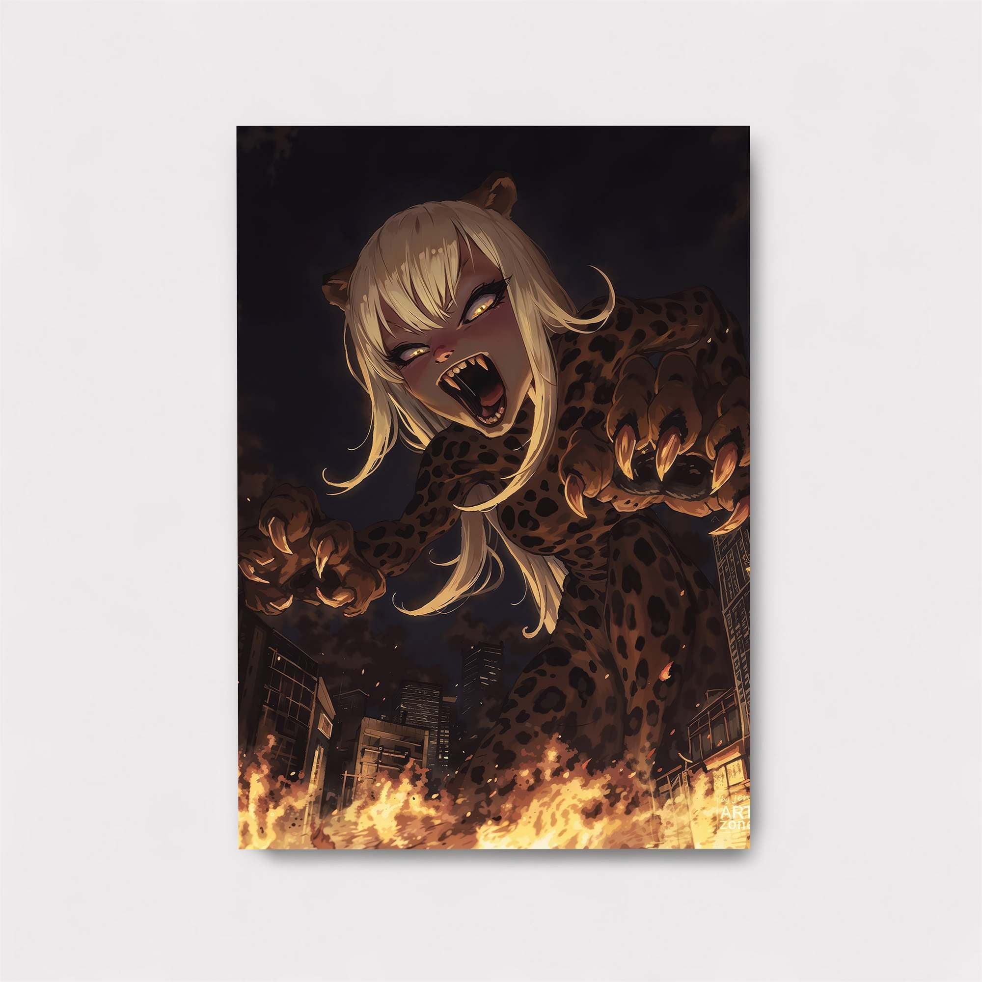 Leopard Rage Safe Wall Magnetic / M