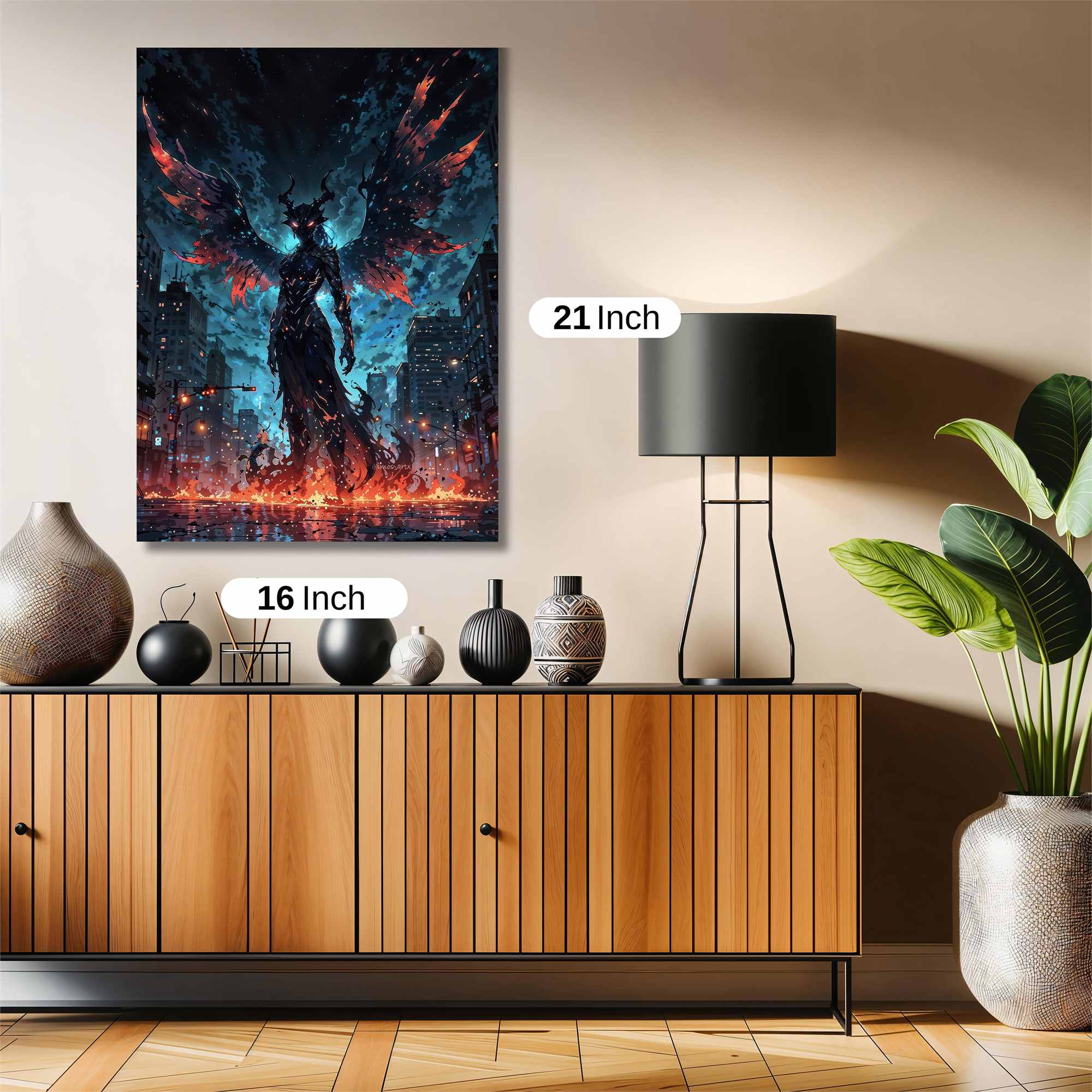 Demon Apocalypse Safe Wall Magnetic / M